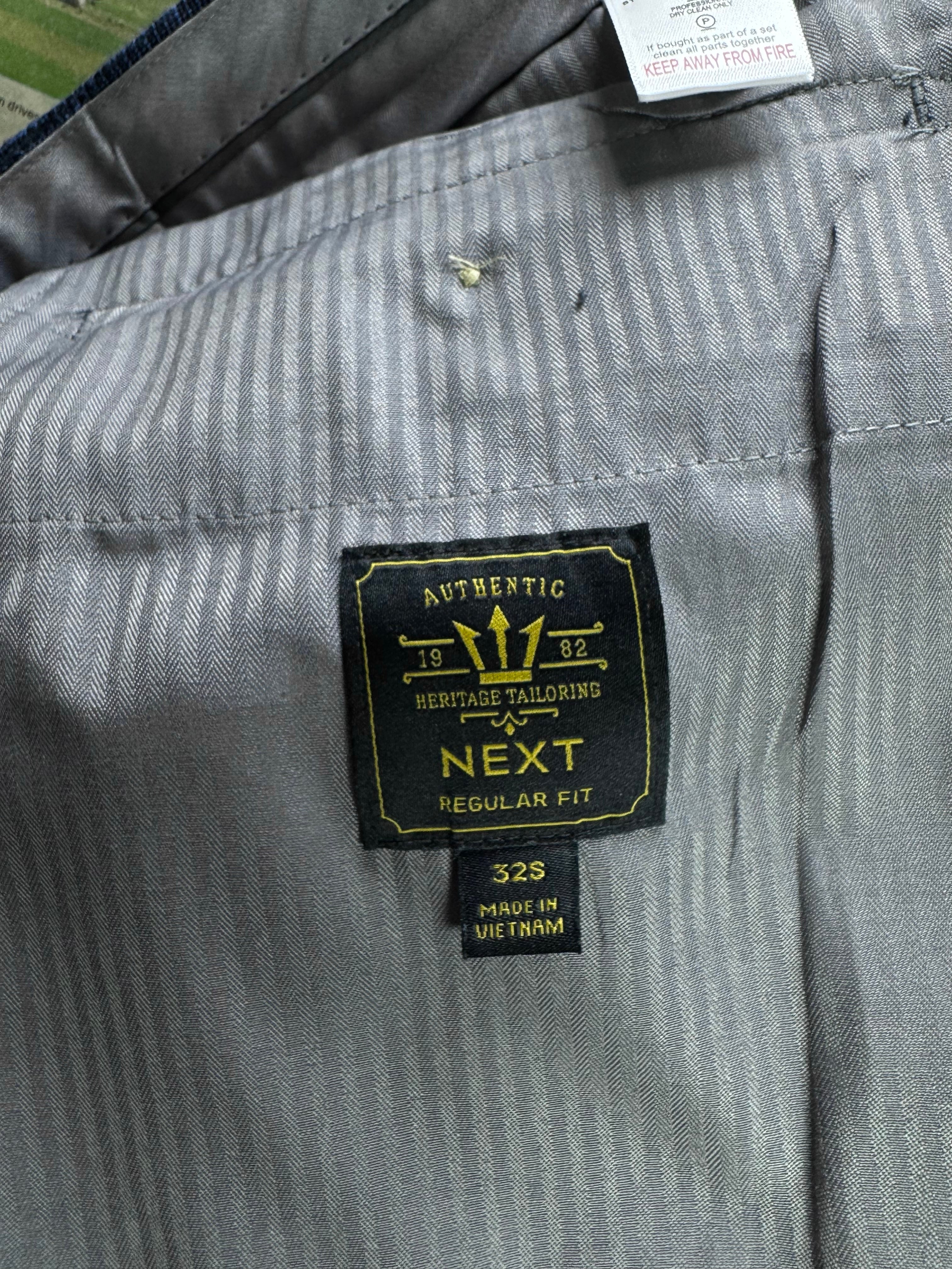 Next® Waist: 32" | Blue | Dress Pants | Linen - Cotton | 2965 - Genuine Maal