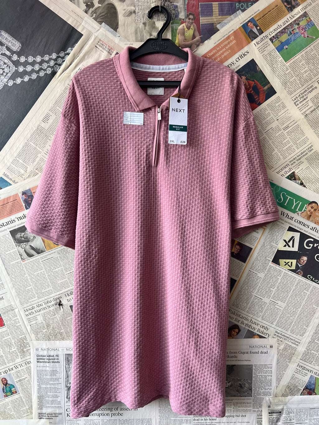 Next® XL | Chest: 25.5" | Pastel Pink | Polo | 854 - Genuine Maal