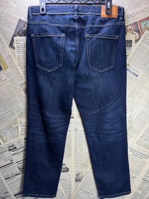 Kindred® Waist: 36" | Blue | Straight Fit Denim Pants | Cotton - Elastane | 2460 - Genuine Maal