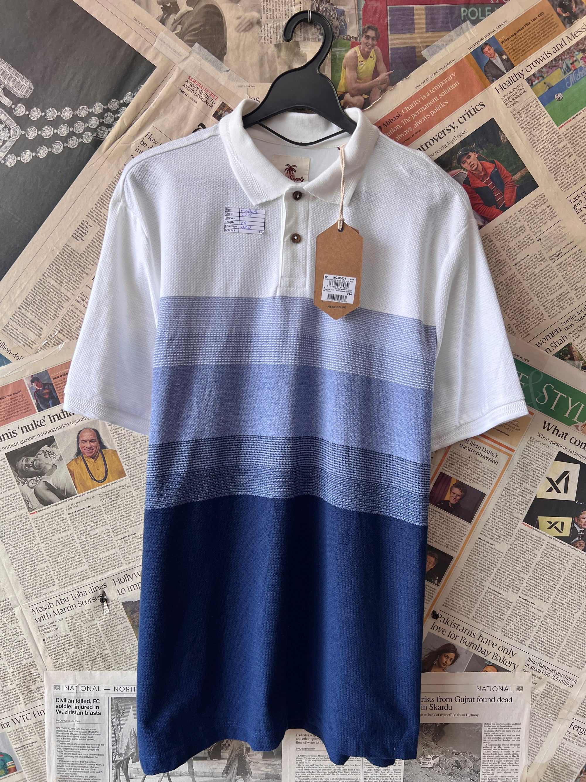 Next® Medium | Chest: 22.5 | Polo | 869 - Genuine Maal