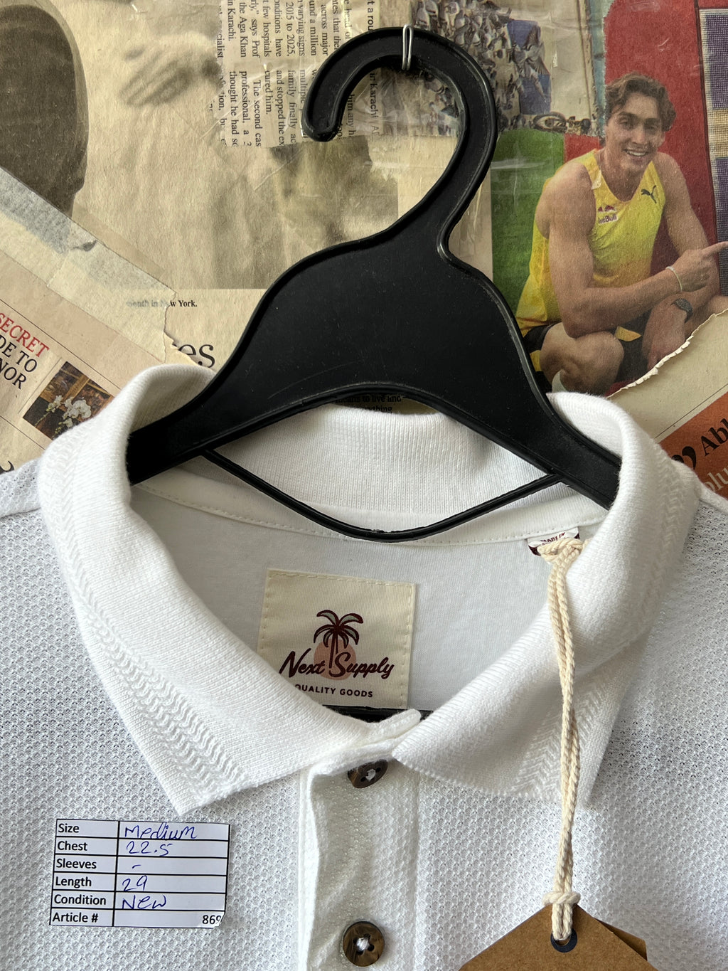 Next® Medium | Chest: 22.5 | Polo | 869 - Genuine Maal