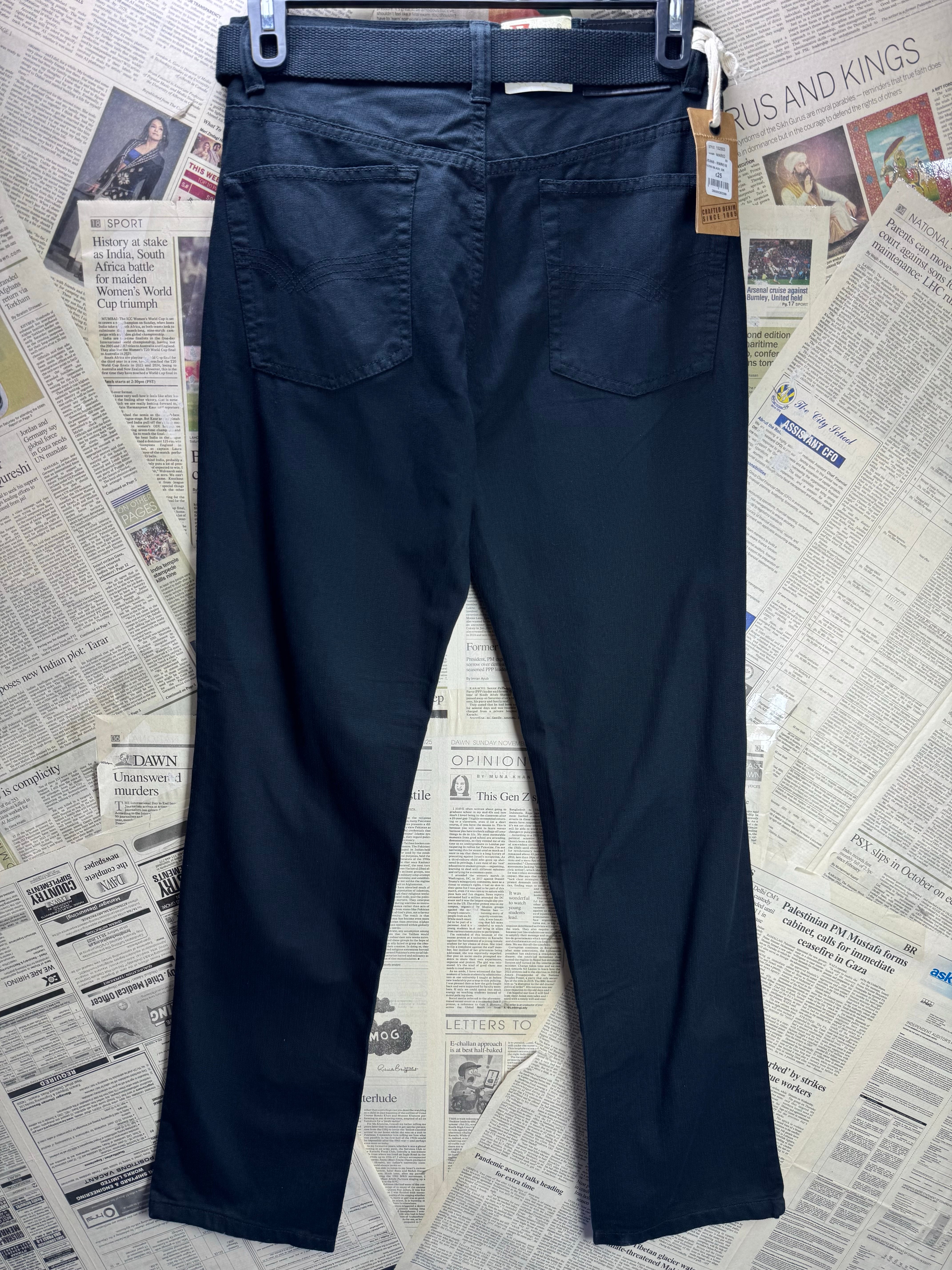 Duke® Waist: 32" | Black | Denim Pants | Cotton | 2478 - Genuine Maal