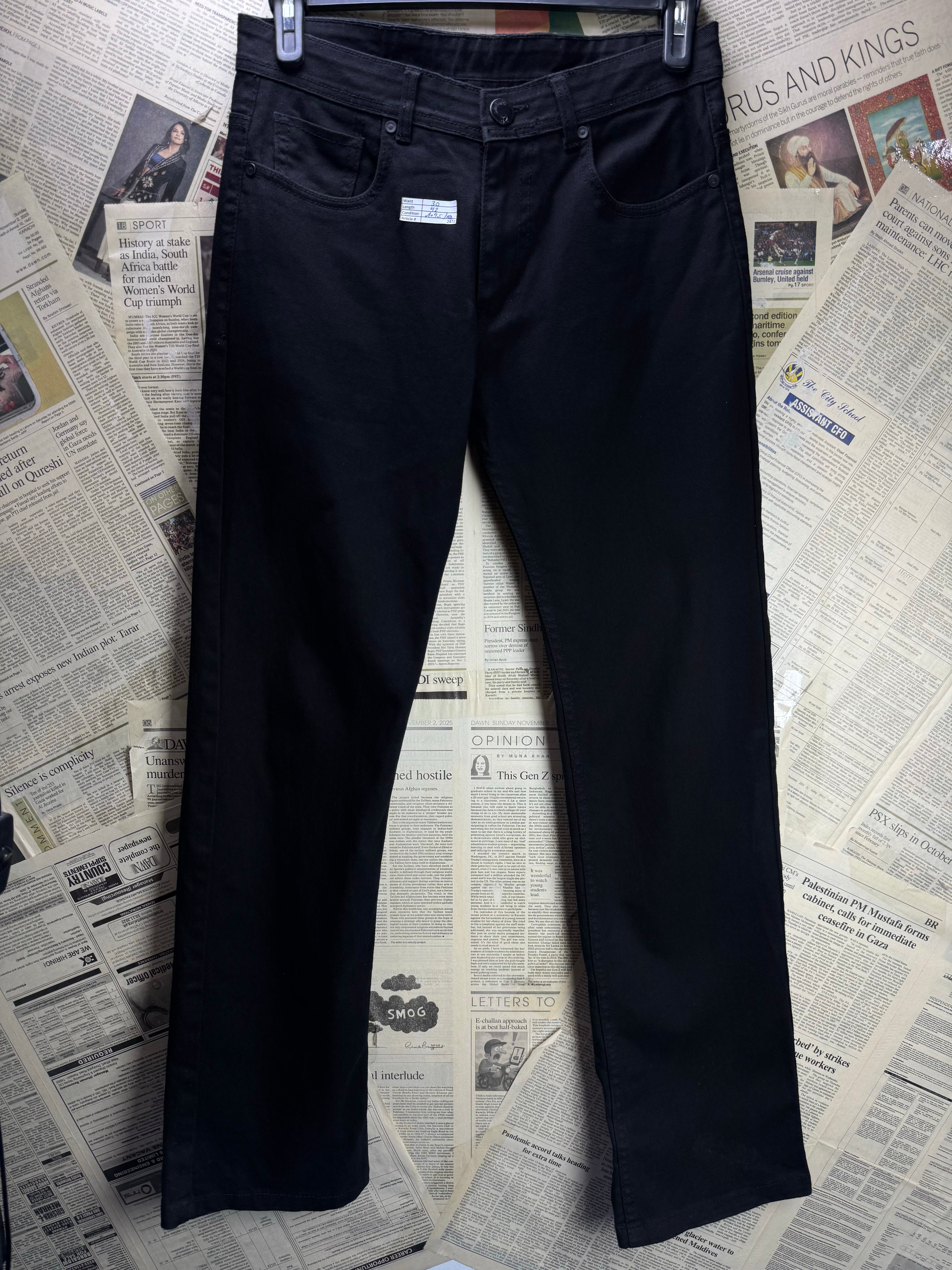 L*vi's® Waist: 30" | Black | Denim Pants | Cotton | 2472 - Genuine Maal