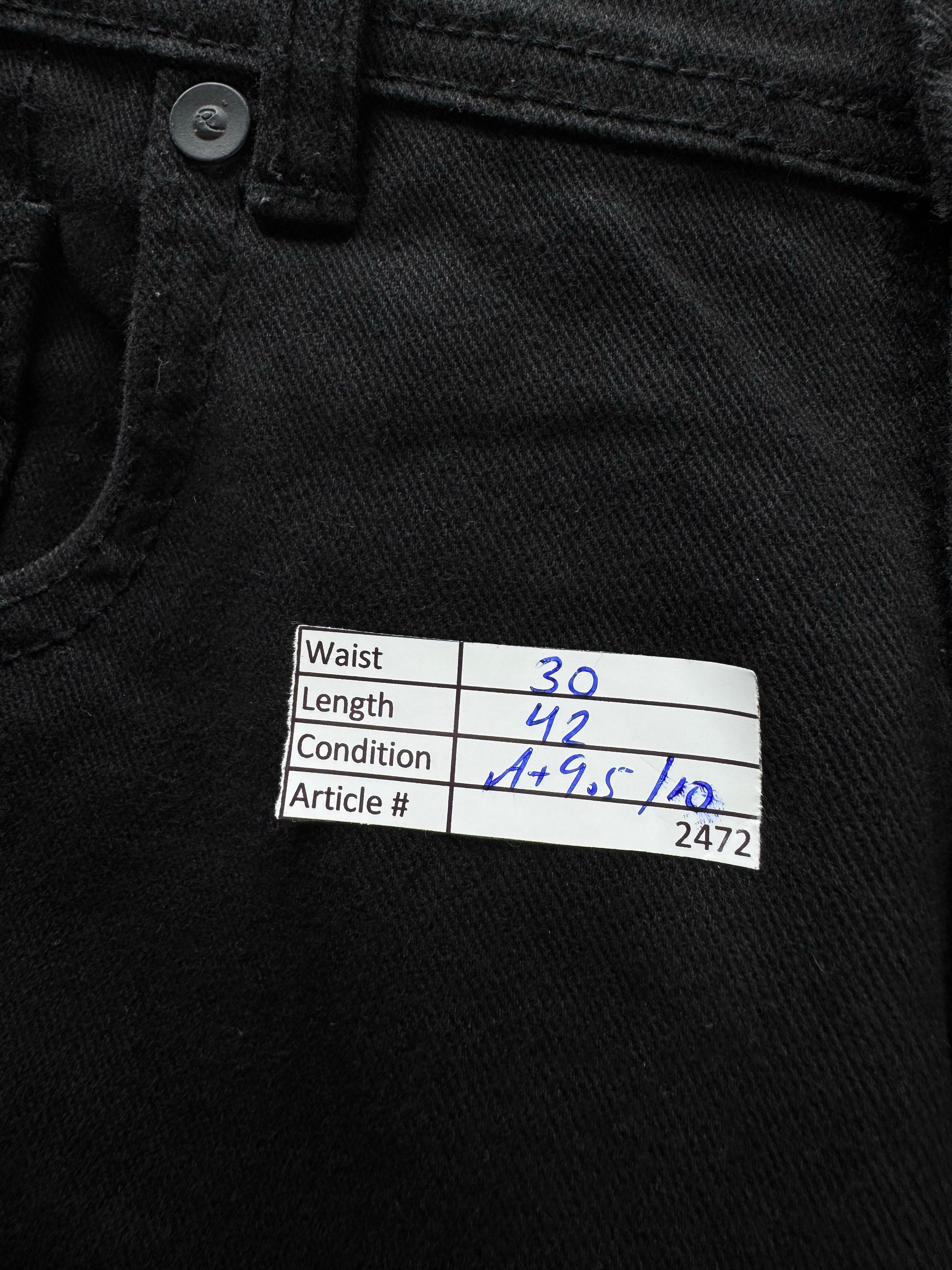 L*vi's® Waist: 30" | Black | Denim Pants | Cotton | 2472 - Genuine Maal