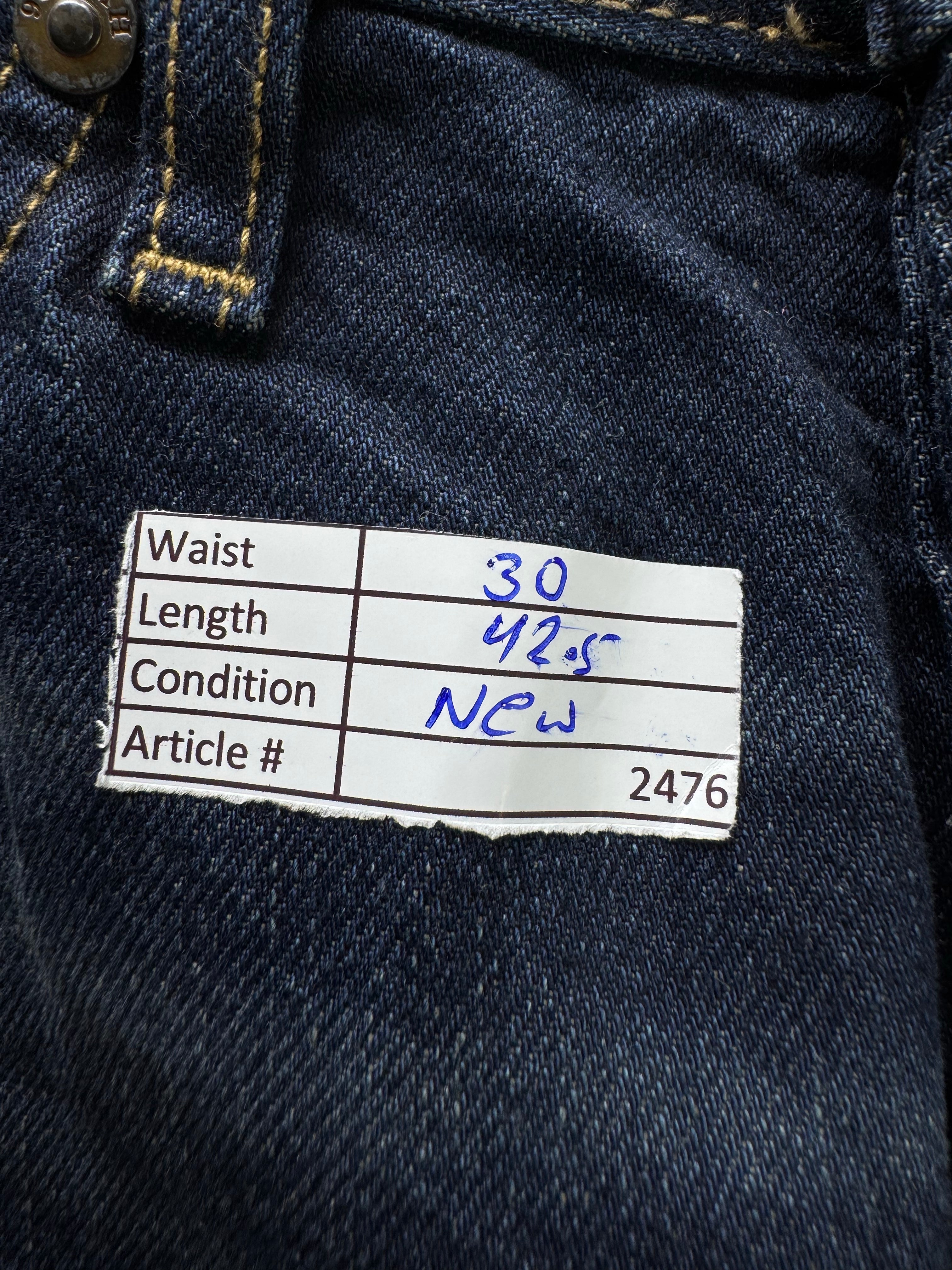Howick® Waist: 30" | Blue | Denim Pants | Cotton | 2476 - Genuine Maal
