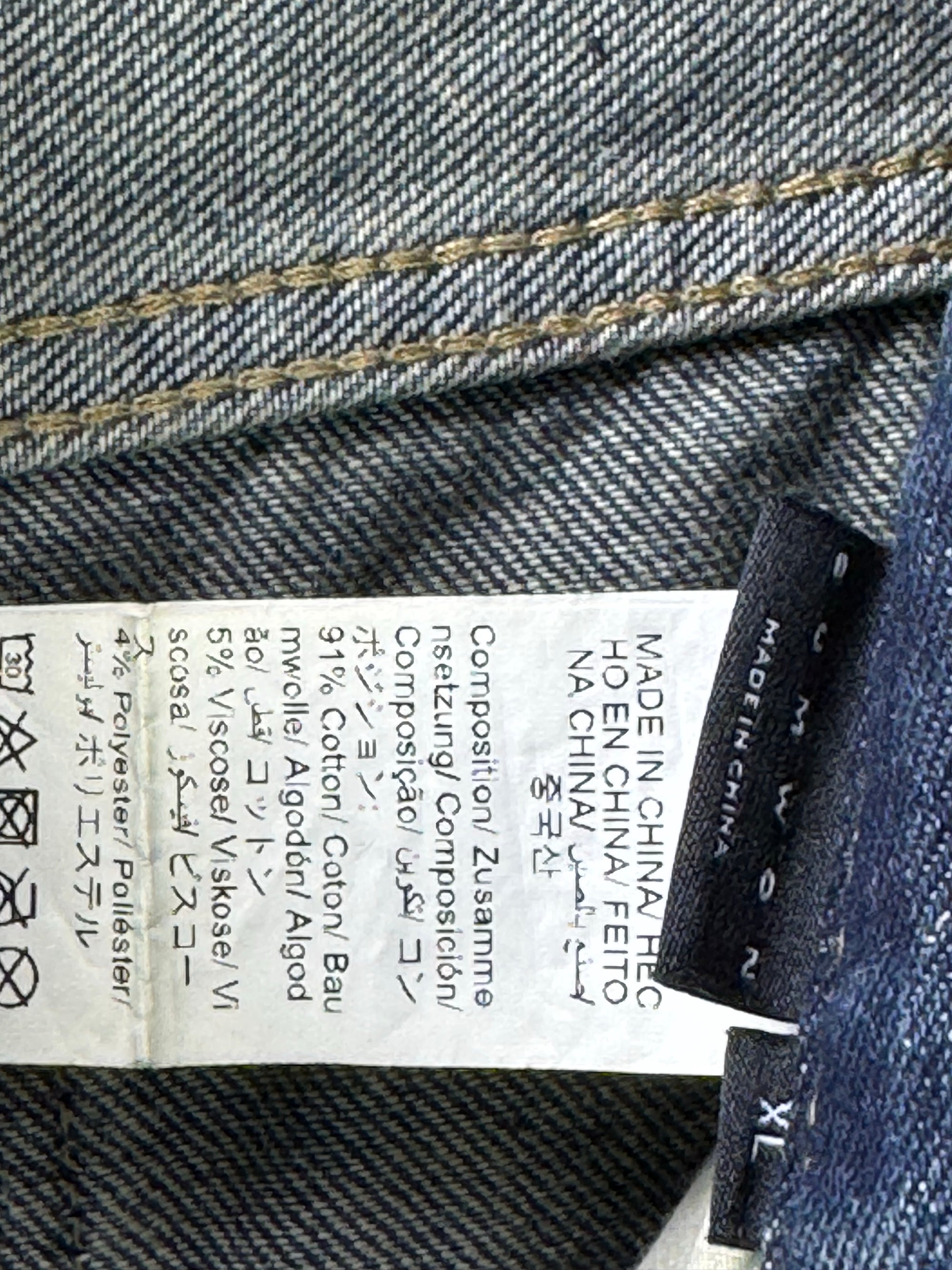 Sumwon® Waist: 36" to 38" | Faded Blue | Regular Fit Denim Pant | Cotton - Visc - Poly | 1266 - Genuine Maal