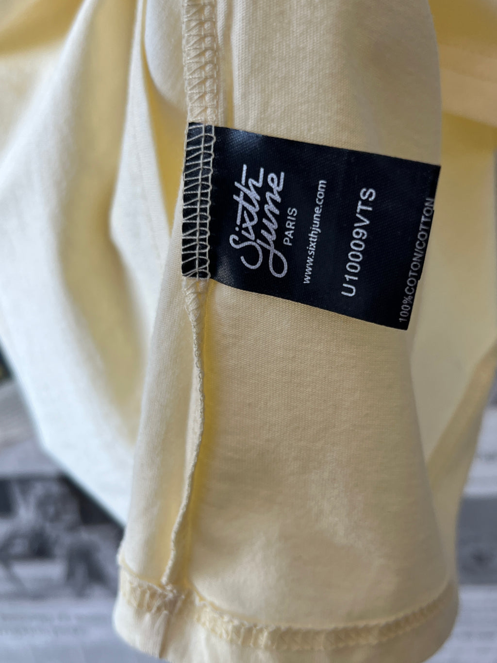 Sixth June Paris® Small | Chest: 20" | Parmesan | T-Shirt | 857 - Genuine Maal