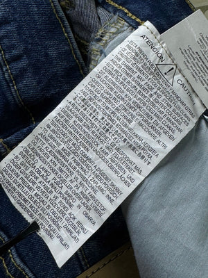 Pull&Bear® Waist: 32" | Blue | Super Skinny Denim Pants | Cotton - Elastane | 2739 - Genuine Maal