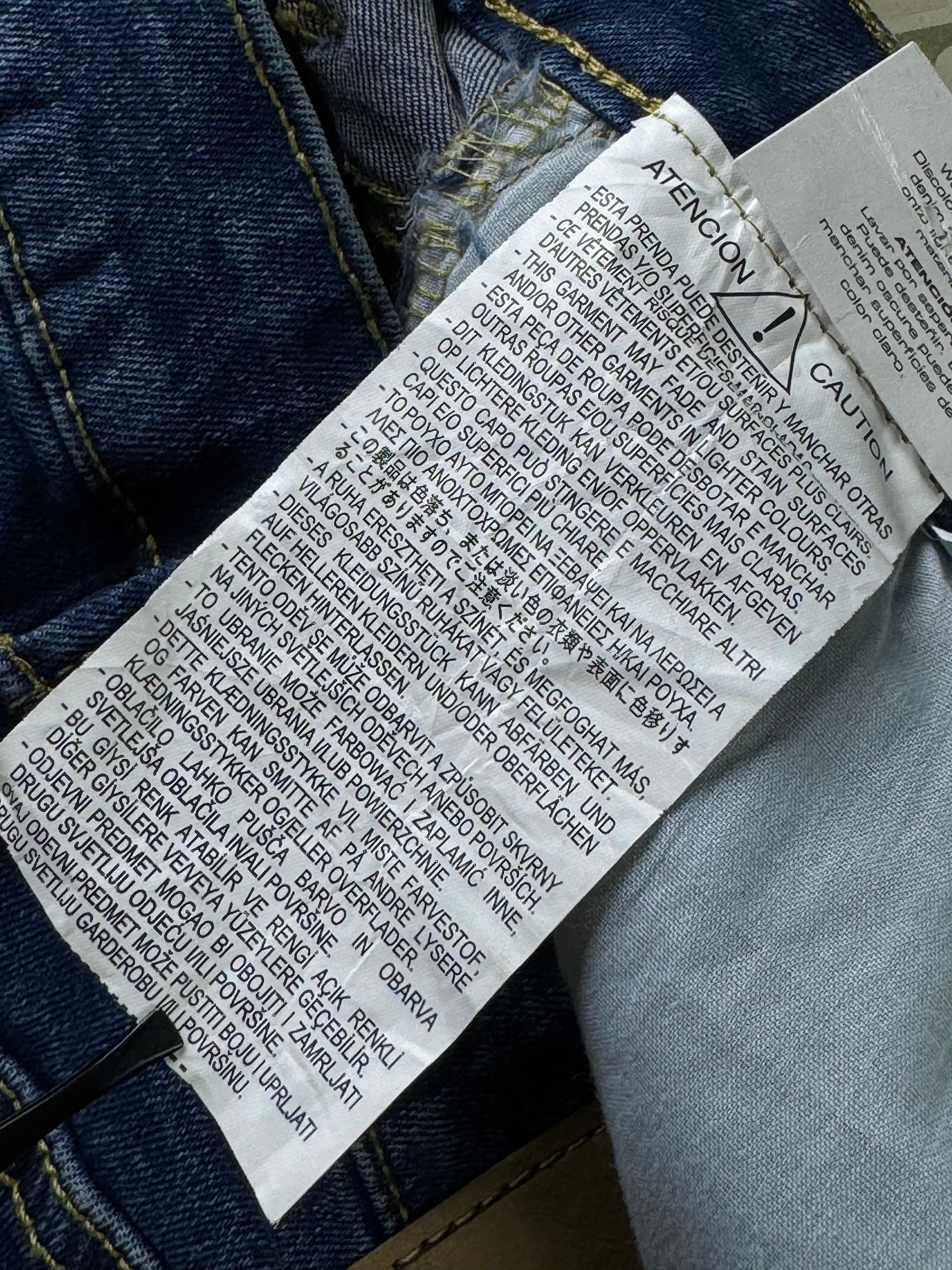 Pull&Bear® Waist: 32" | Blue | Super Skinny Denim Pants | Cotton - Elastane | 2739 - Genuine Maal