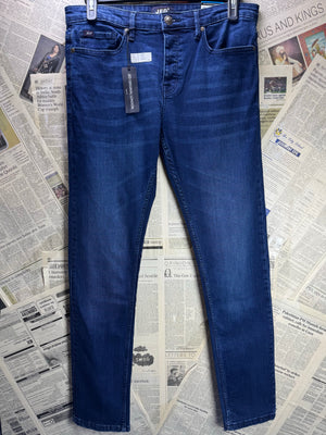 JED® Waist: 34" | Blue | Denim Pants | Cotton - Spandex | 2740 - Genuine Maal
