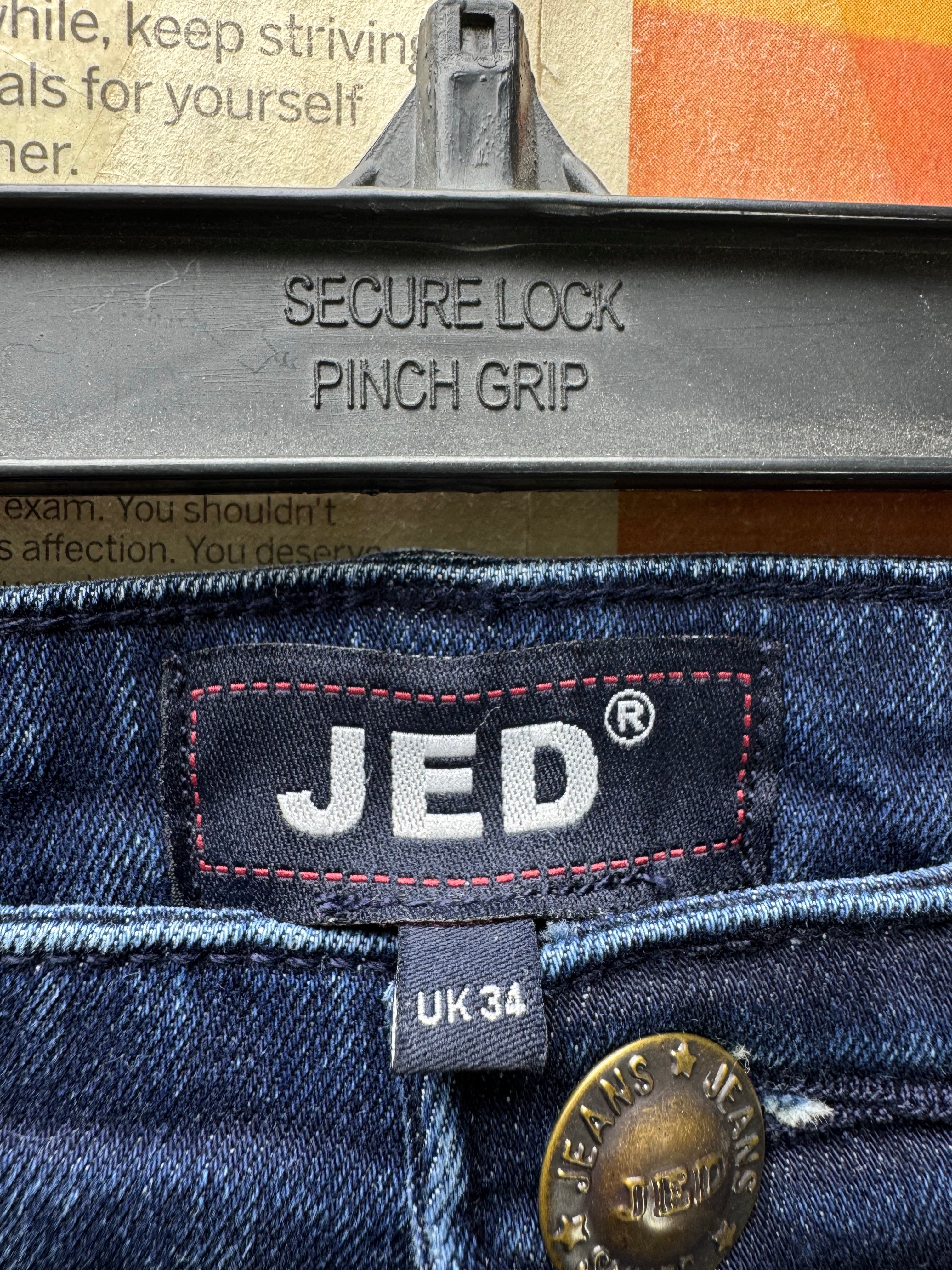 JED® Waist: 34" | Blue | Denim Pants | Cotton - Spandex | 2740 - Genuine Maal