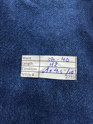 Livergy® Waist: 38" to 40" | Blue | Denim Trousers | Poly - Cotton - Elastane | 2735 - Genuine Maal