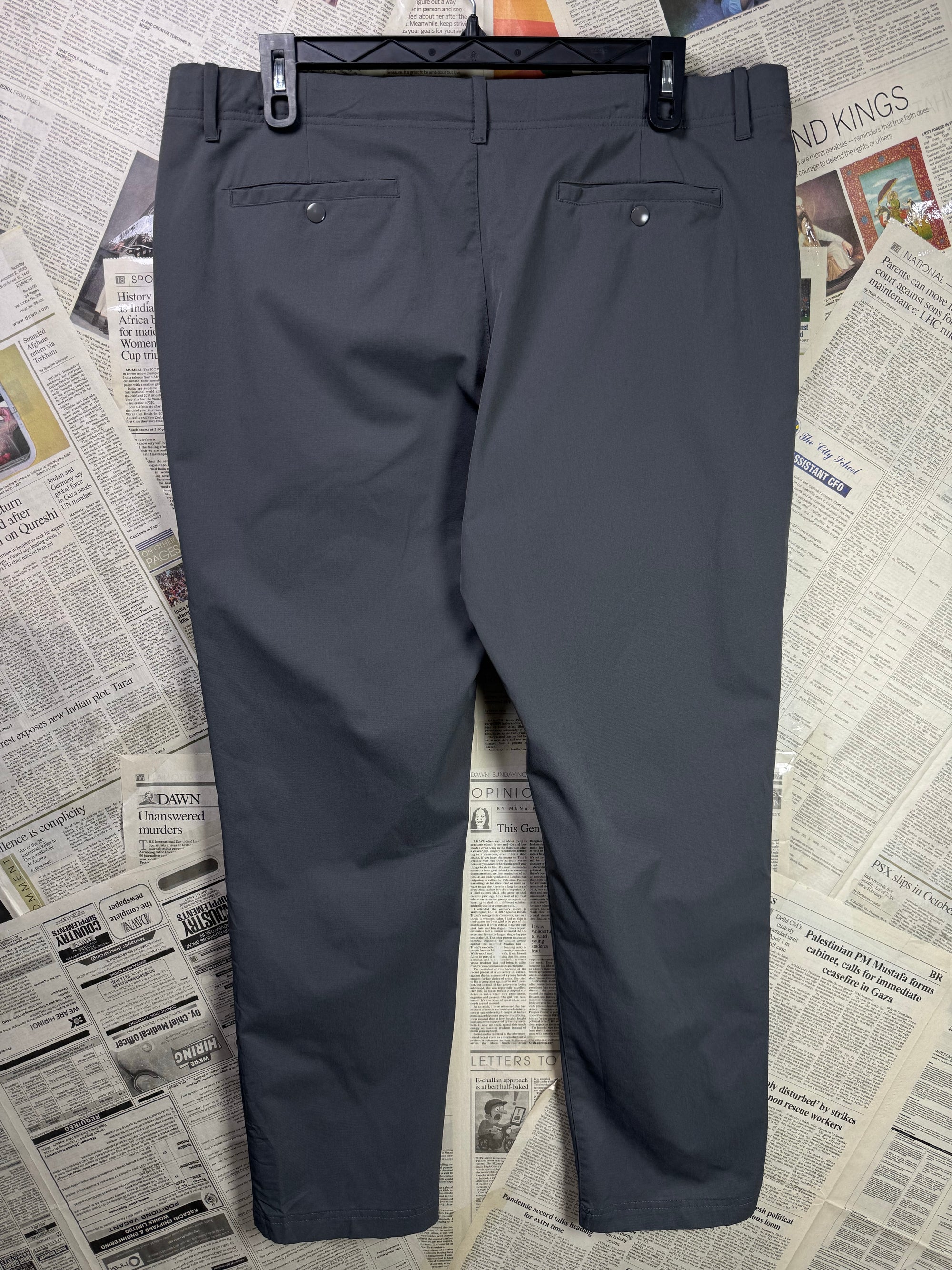 Mondetta® Waist: 40" to 42" | Asphalt Grey | Golf Pants | Poly | 1212 - Genuine Maal