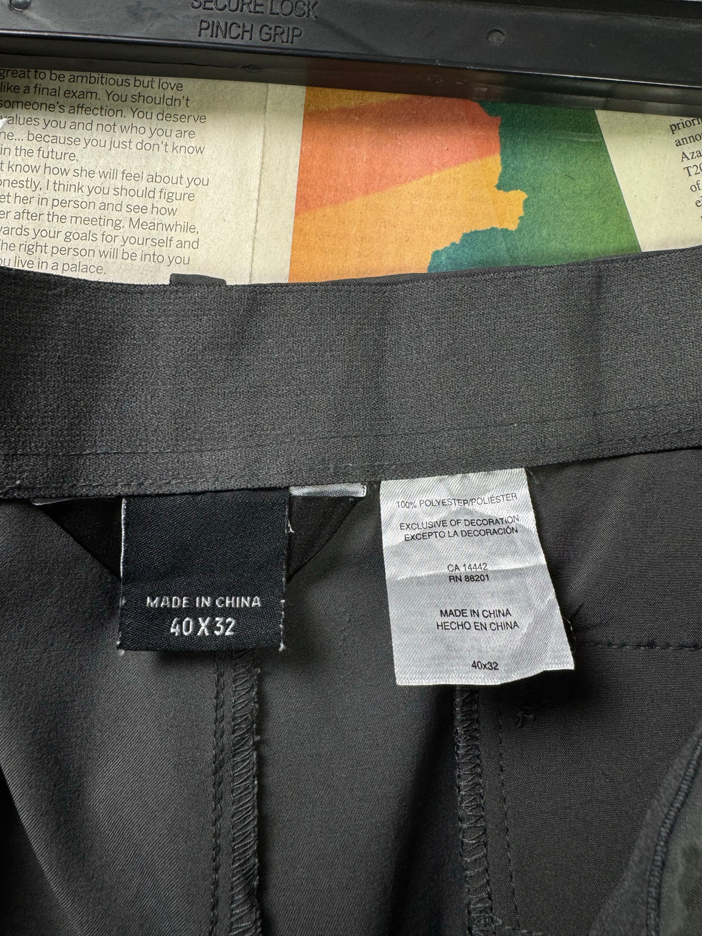 Mondetta® Waist: 40" to 42" | Asphalt Grey | Golf Pants | Poly | 1212 - Genuine Maal