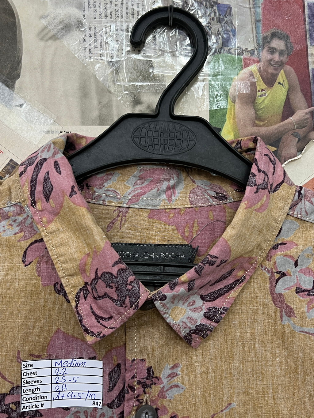 Rocha John Rocha® Medium | Chest: 22 | Shirt | 847 - Genuine Maal