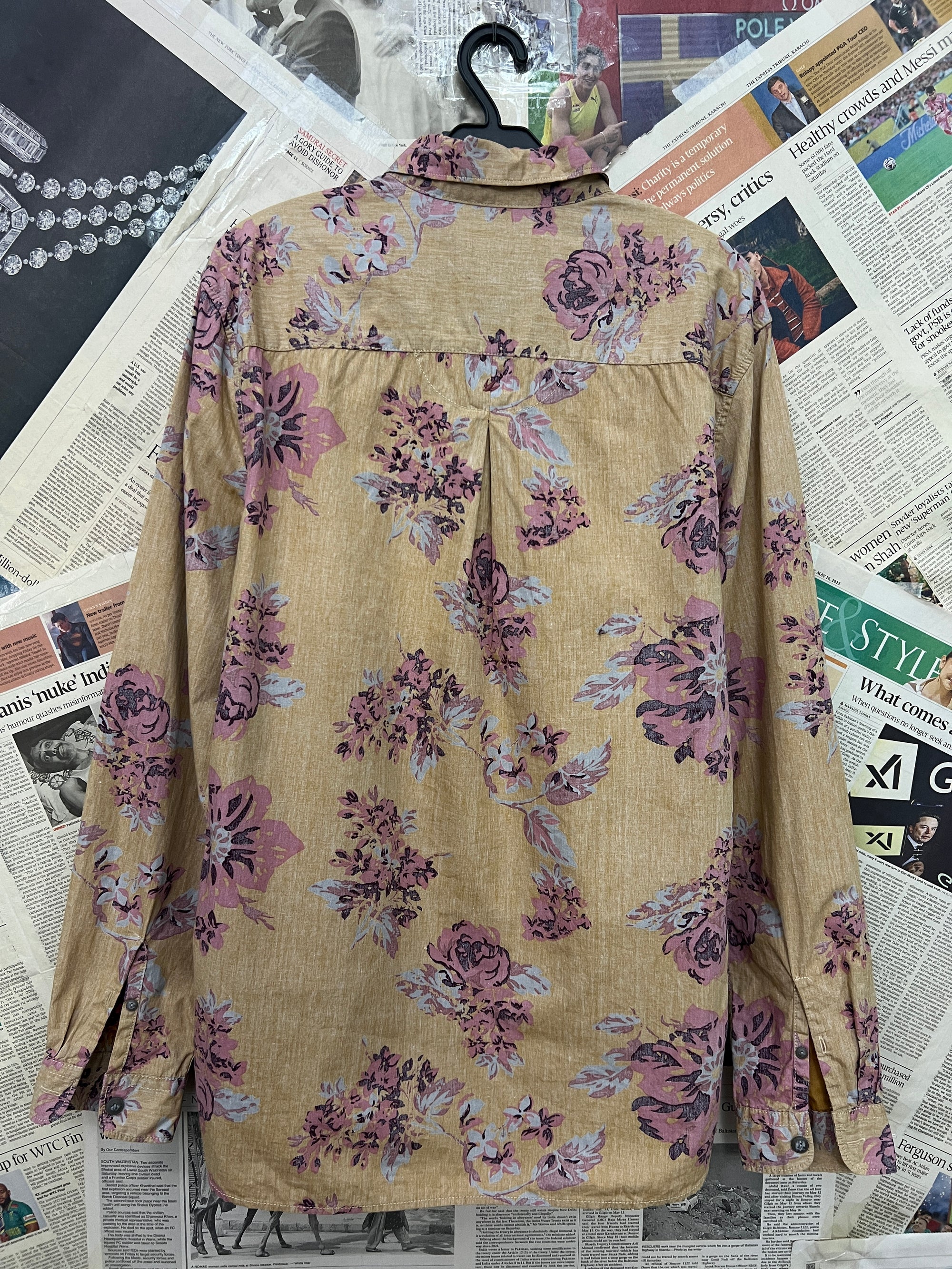 Rocha John Rocha® Medium | Chest: 22 | Shirt | 847 - Genuine Maal