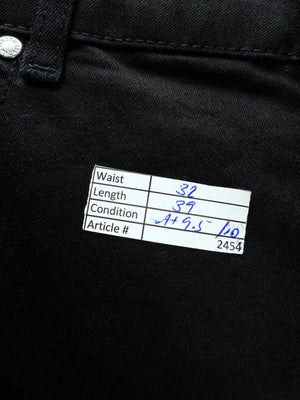 LDN DNM® Waist: 32" | Black | Super Skinny Denim Pants | Cotton - Elastane | 2454 - Genuine Maal