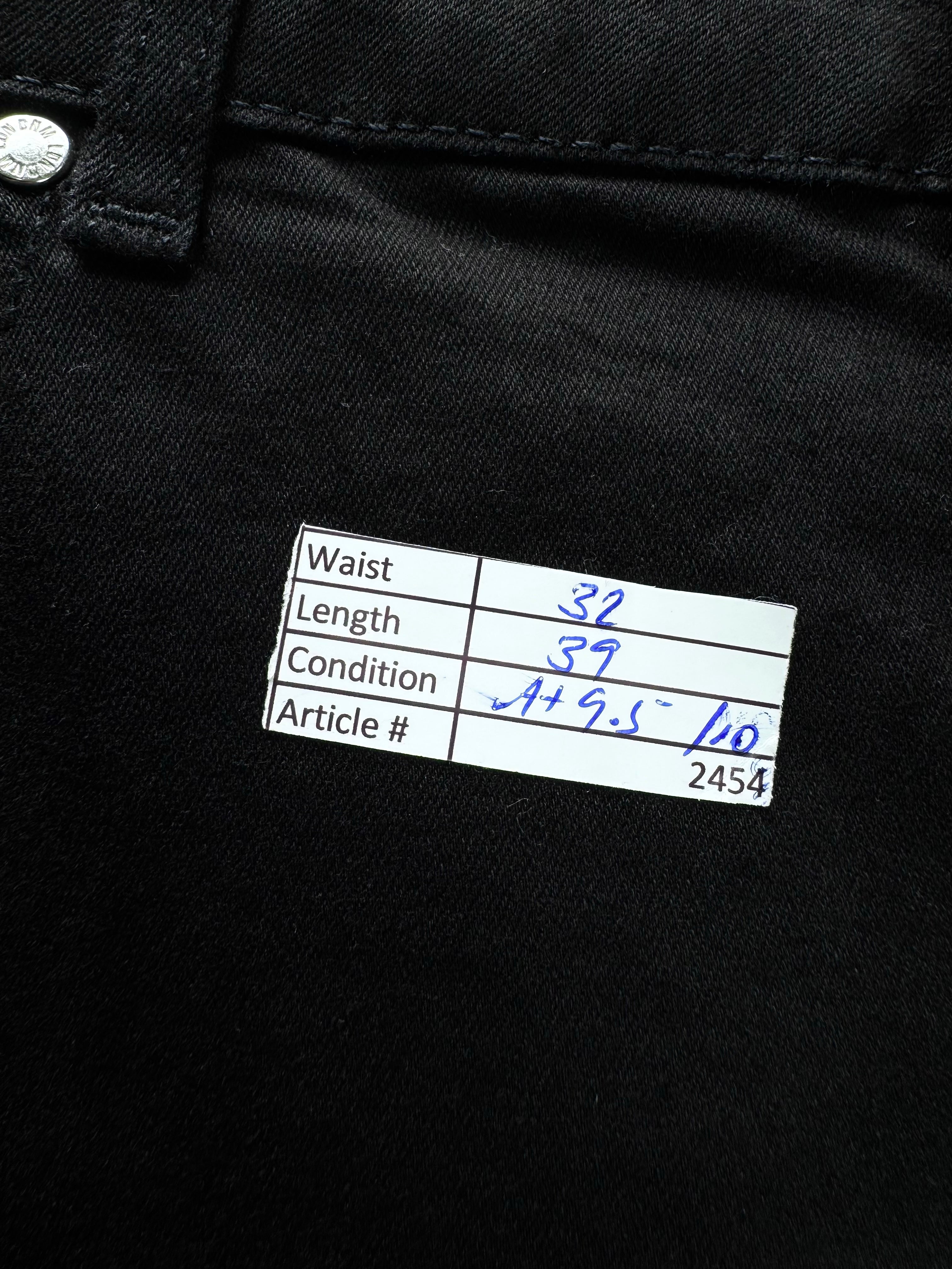 LDN DNM® Waist: 32" | Black | Super Skinny Denim Pants | Cotton - Elastane | 2454 - Genuine Maal