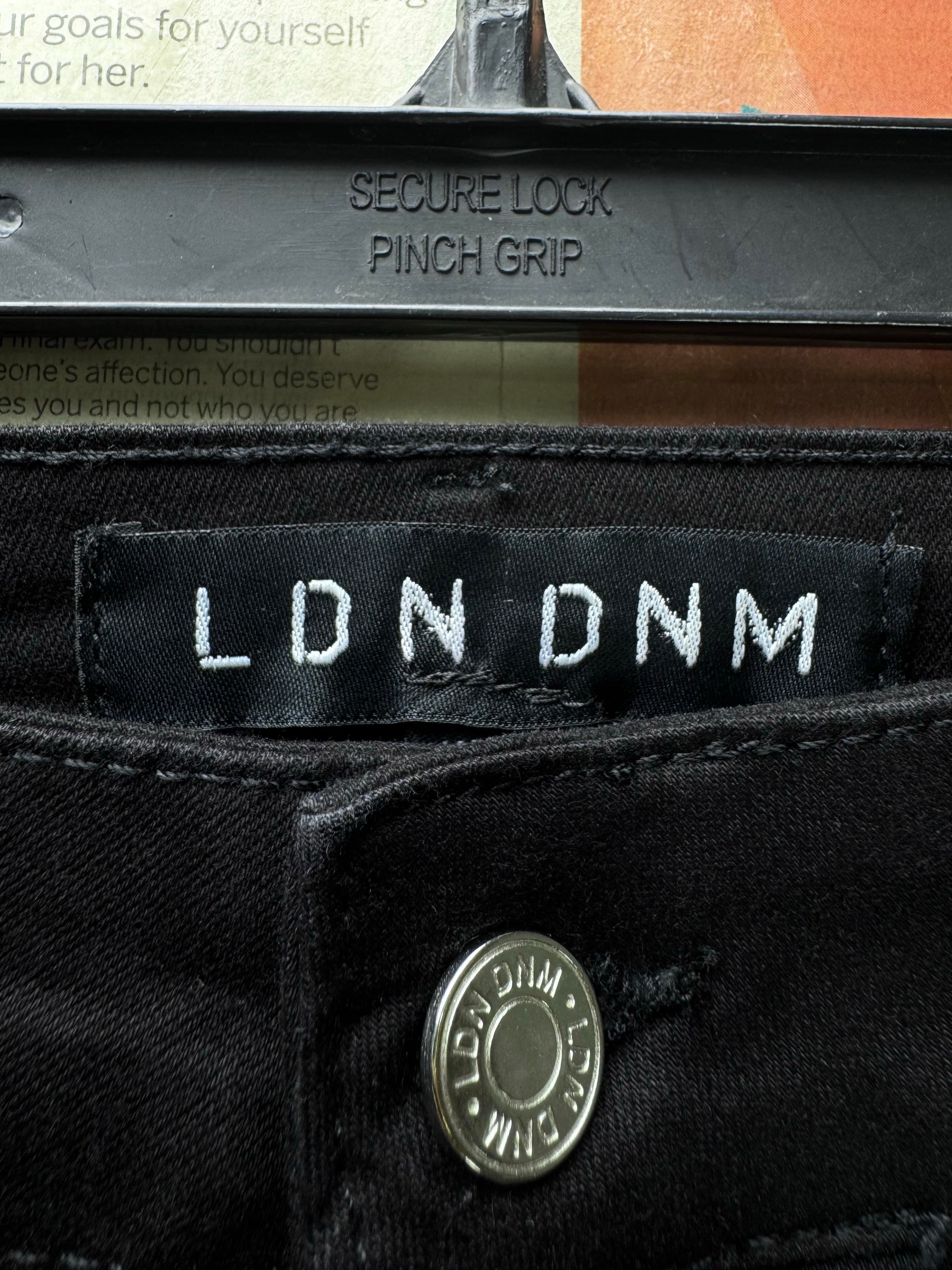 LDN DNM® Waist: 32" | Black | Super Skinny Denim Pants | Cotton - Elastane | 2454 - Genuine Maal