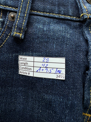 Holister® Waist: 28" | Blue | Super Skinny Denim Pants | Cotton - Elastane | 2455 - Genuine Maal