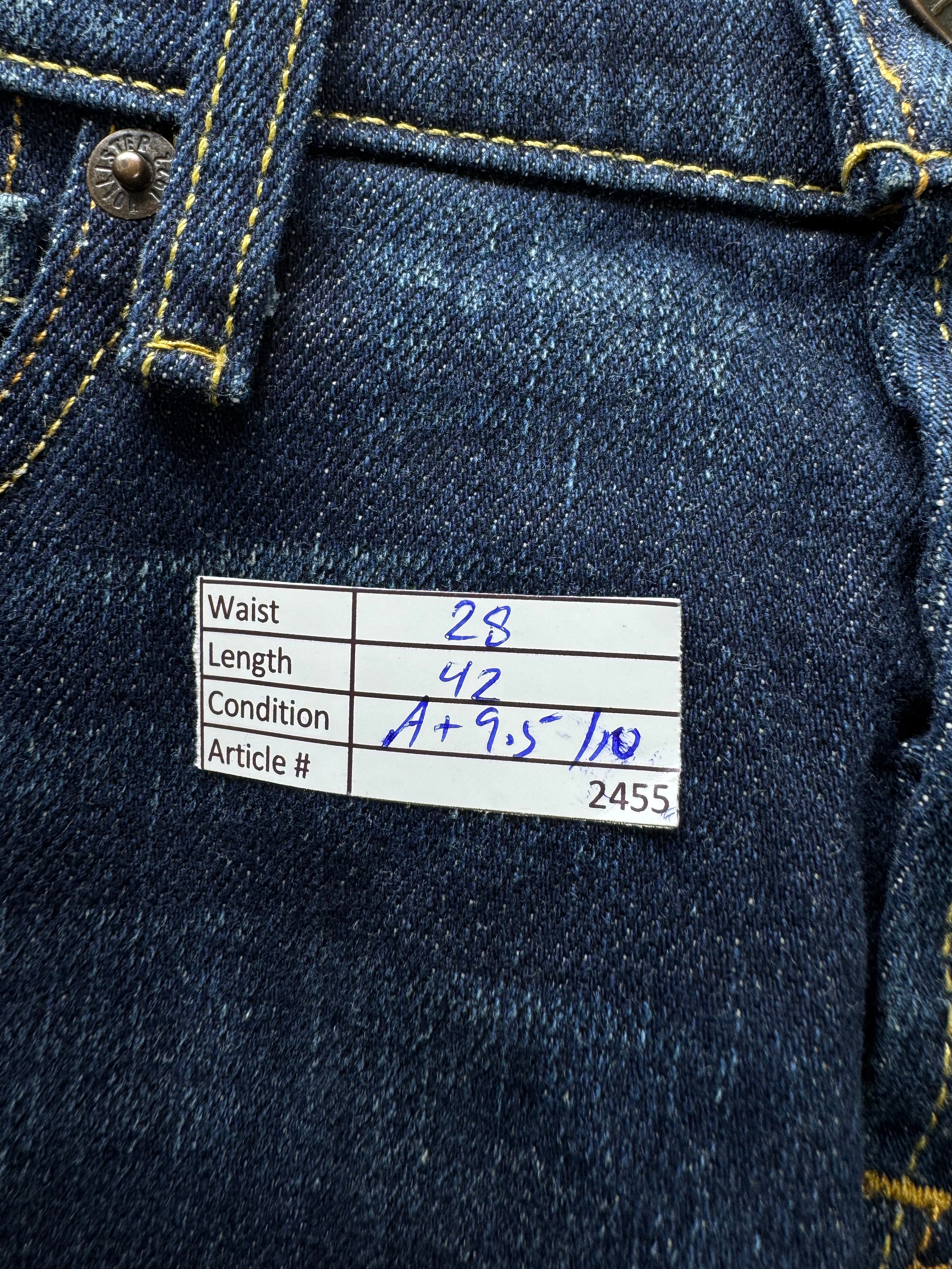 Holister® Waist: 28" | Blue | Super Skinny Denim Pants | Cotton - Elastane | 2455 - Genuine Maal