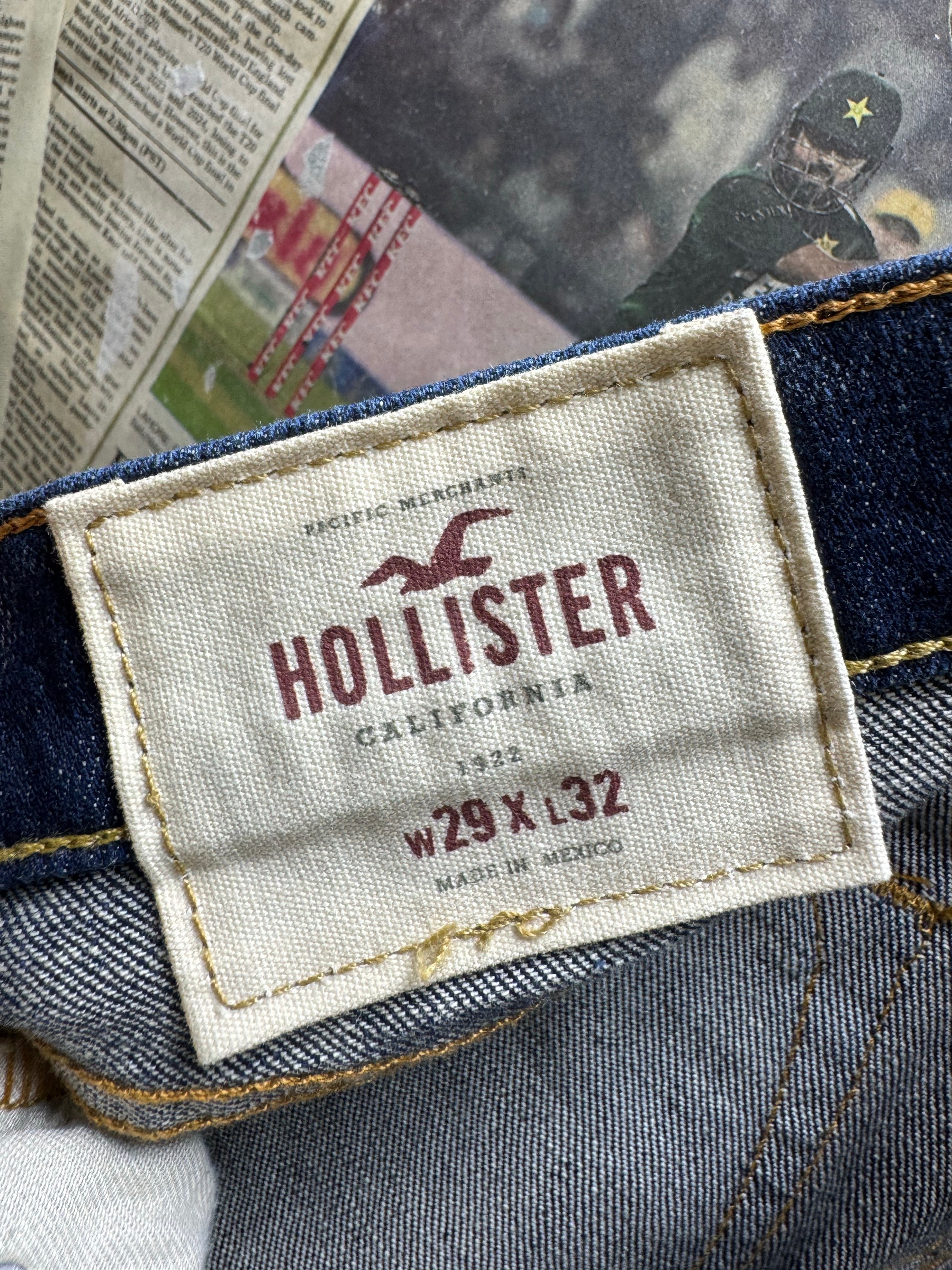 Holister® Waist: 28" | Blue | Super Skinny Denim Pants | Cotton - Elastane | 2455 - Genuine Maal