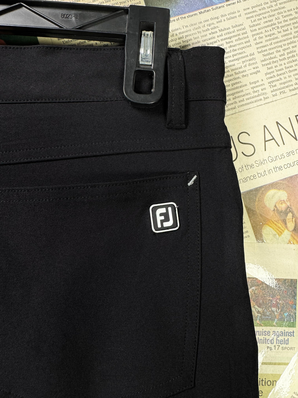 FJ® Waist: 34" | Black | Golf Pants | Poly - Spandex | 1268 - Genuine Maal
