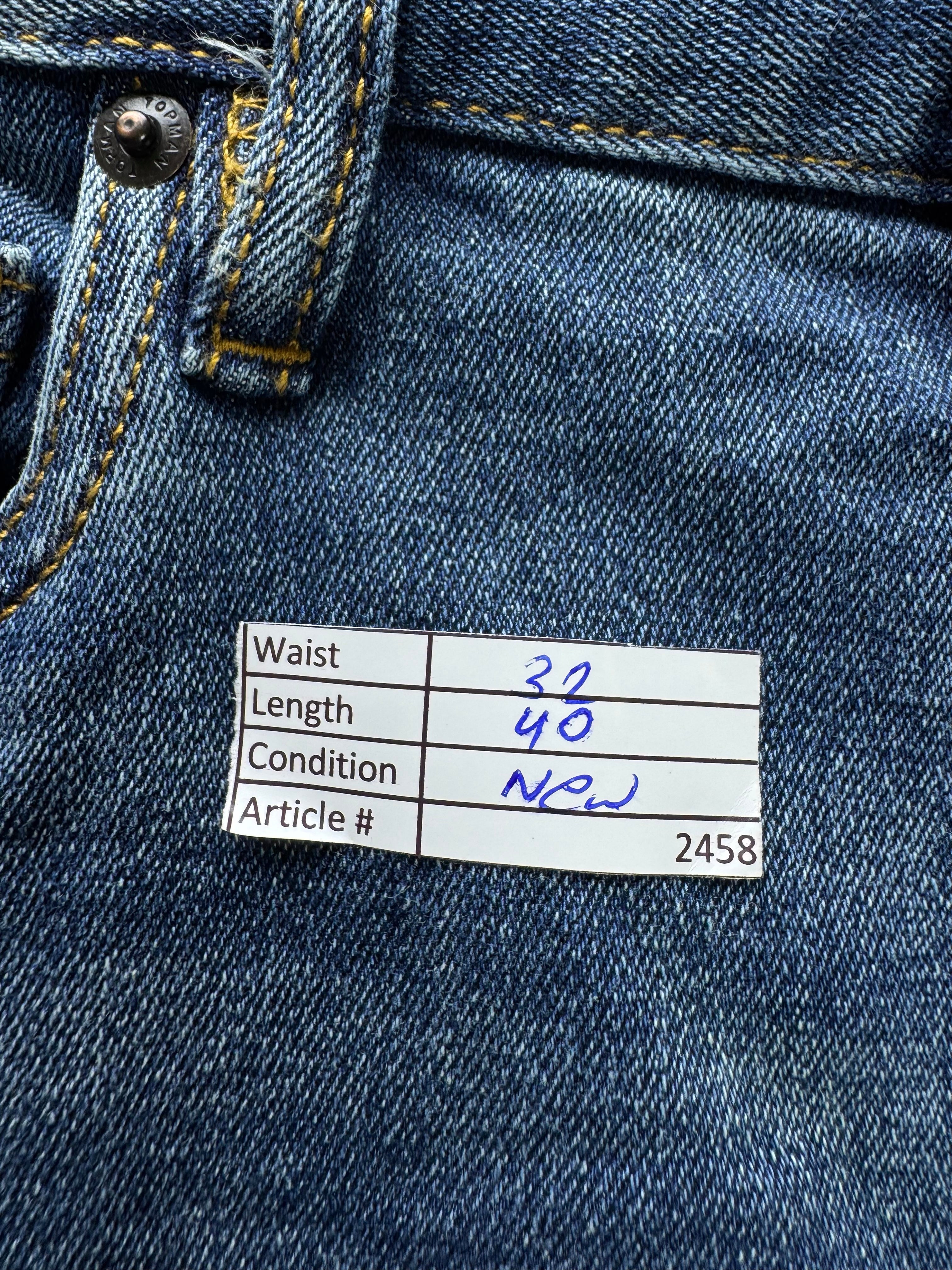 Topman® Waist: 32" | Blue | Super Skinny Denim Pants | Poly - Cotton - Elastane | 2458 - Genuine Maal