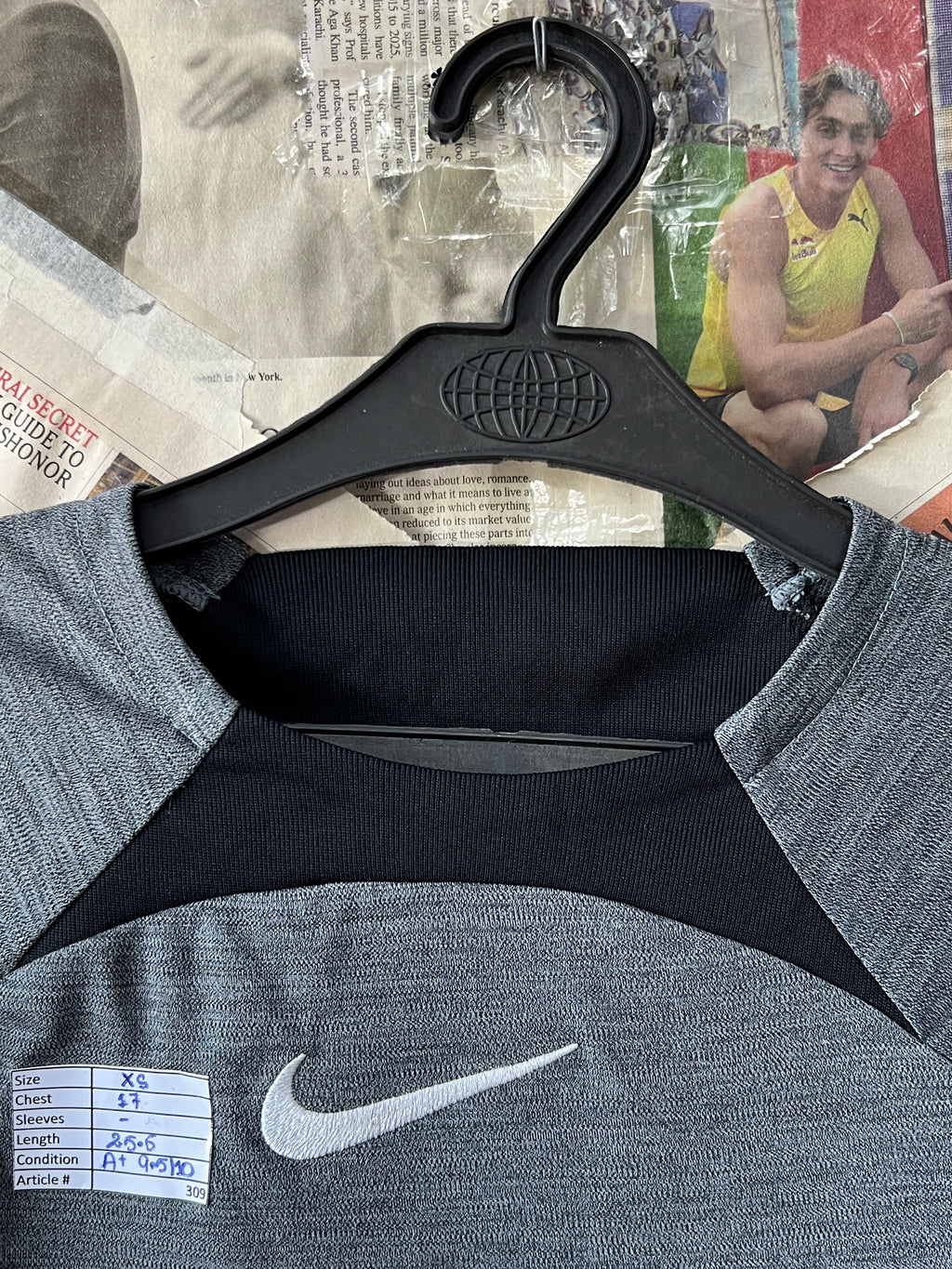 N*ke® XS | Chest: 17" | Grey | T-Shirt | 309 - Genuine Maal