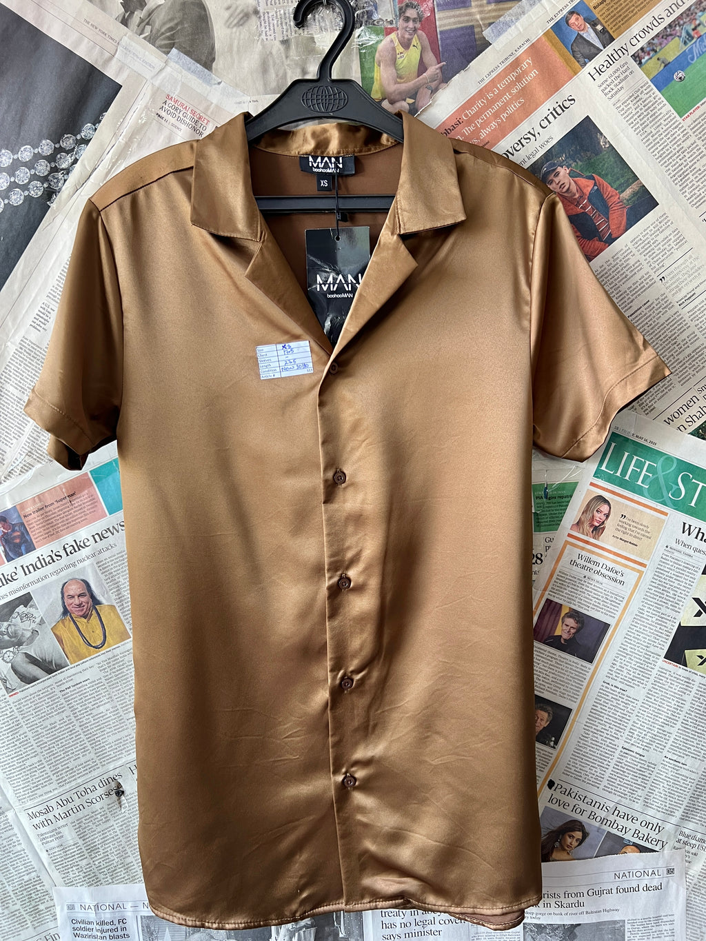 MAN® XS | Chest: 17.5" | Shiny Brown | Huawei | 311 - Genuine Maal