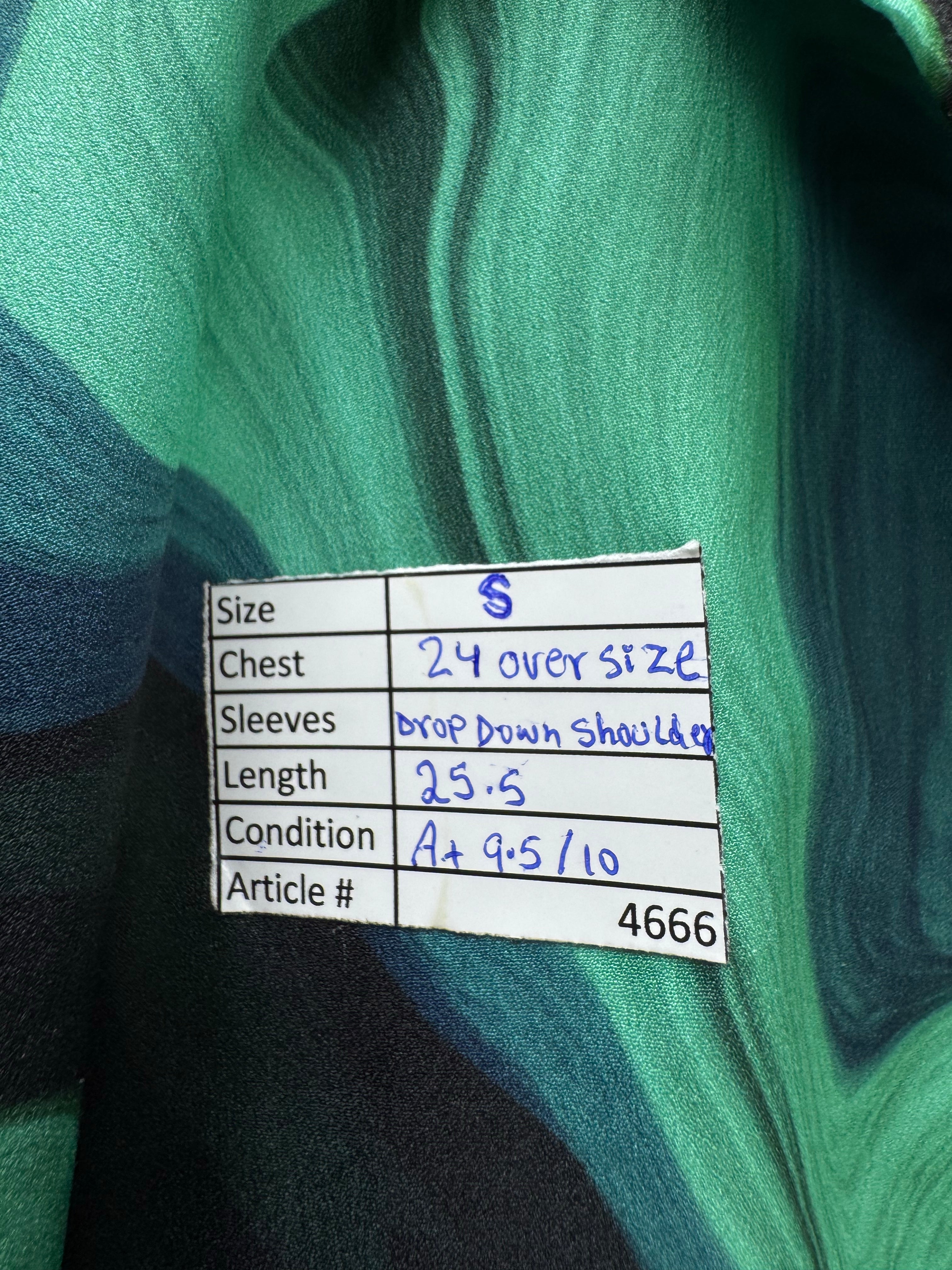 MAN® Small | Chest: 24" | Green | Shirt | Polyester | 4666 - Genuine Maal