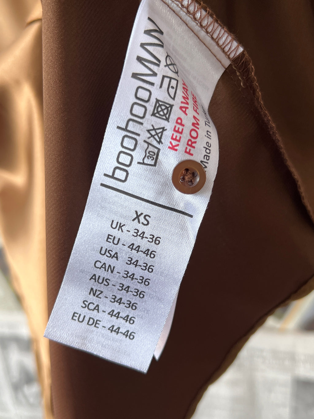 MAN® XS | Chest: 17.5" | Shiny Brown | Huawei | 311 - Genuine Maal