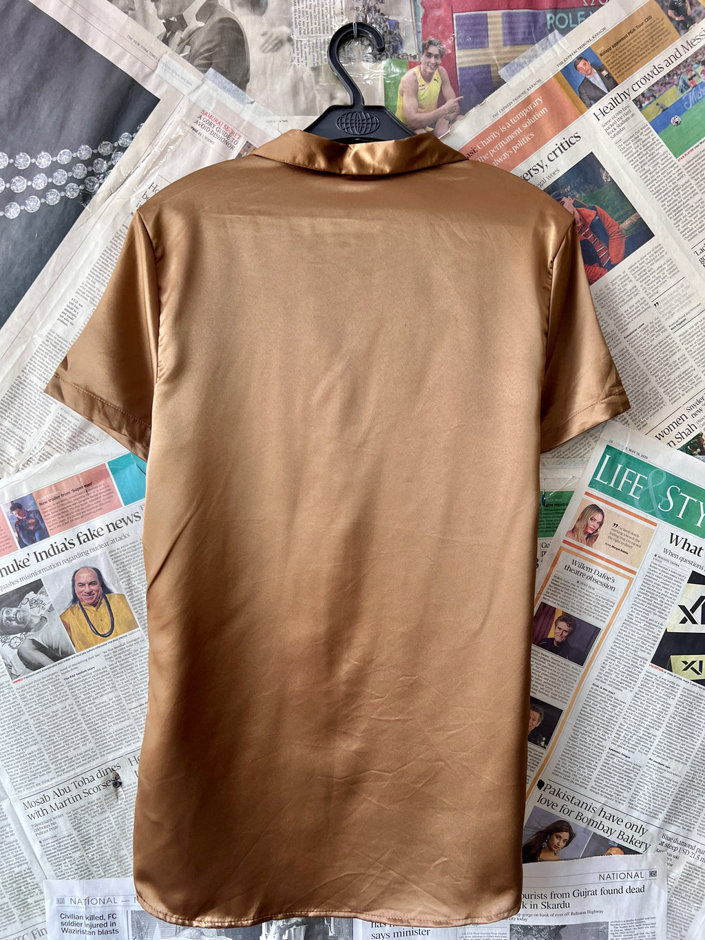 MAN® XS | Chest: 17.5" | Shiny Brown | Huawei | 311 - Genuine Maal