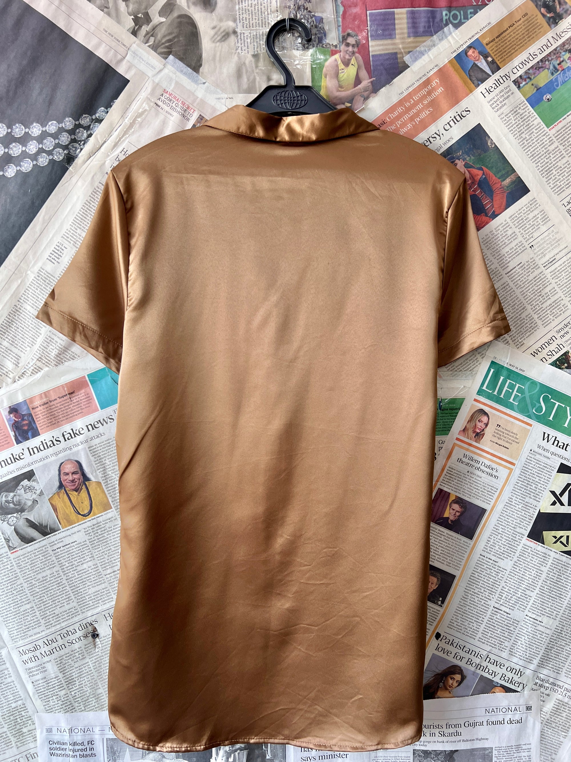 MAN® XS | Chest: 17.5" | Shiny Brown | Huawei | 311 - Genuine Maal