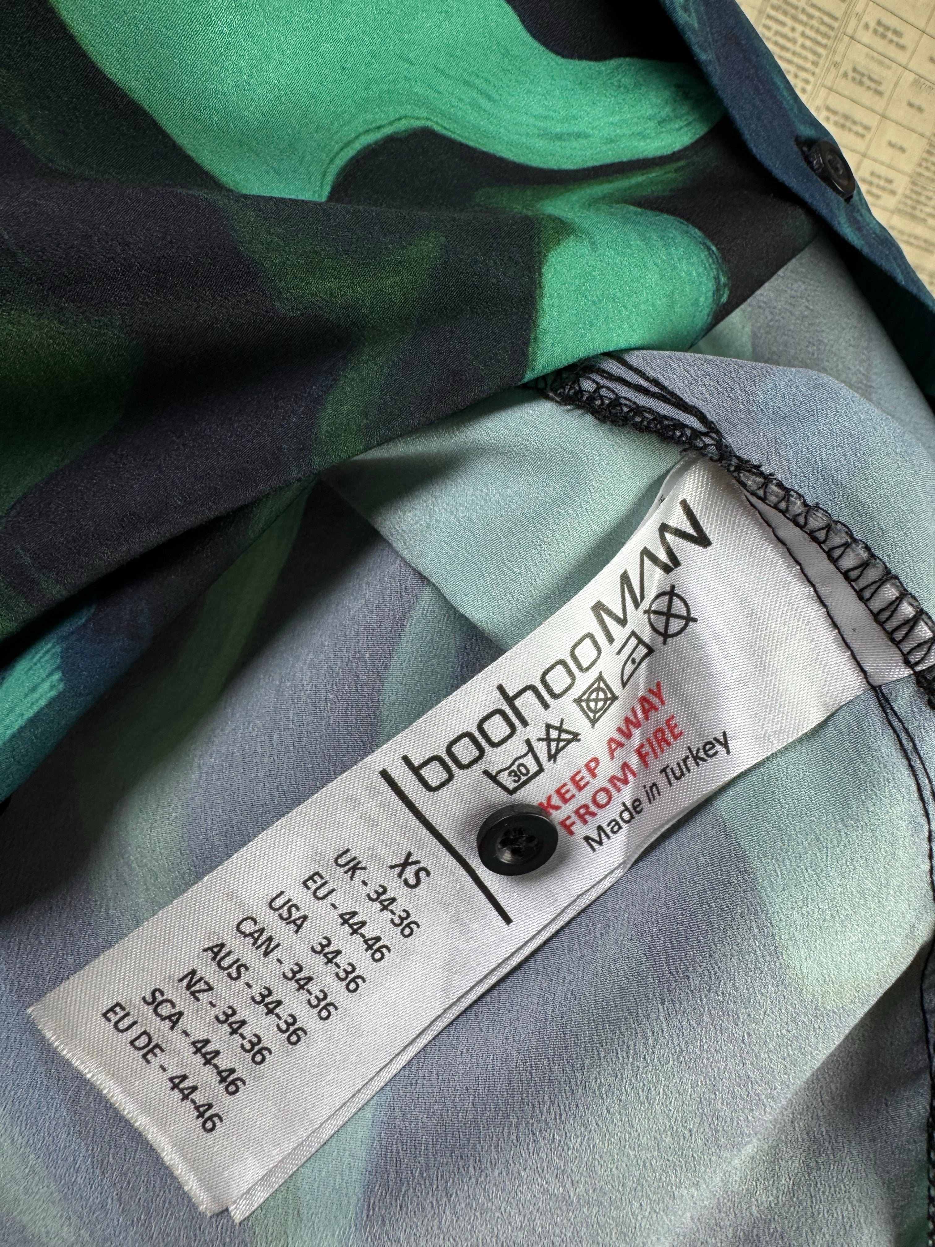 MAN® Small | Chest: 24" | Green | Shirt | Polyester | 4666 - Genuine Maal