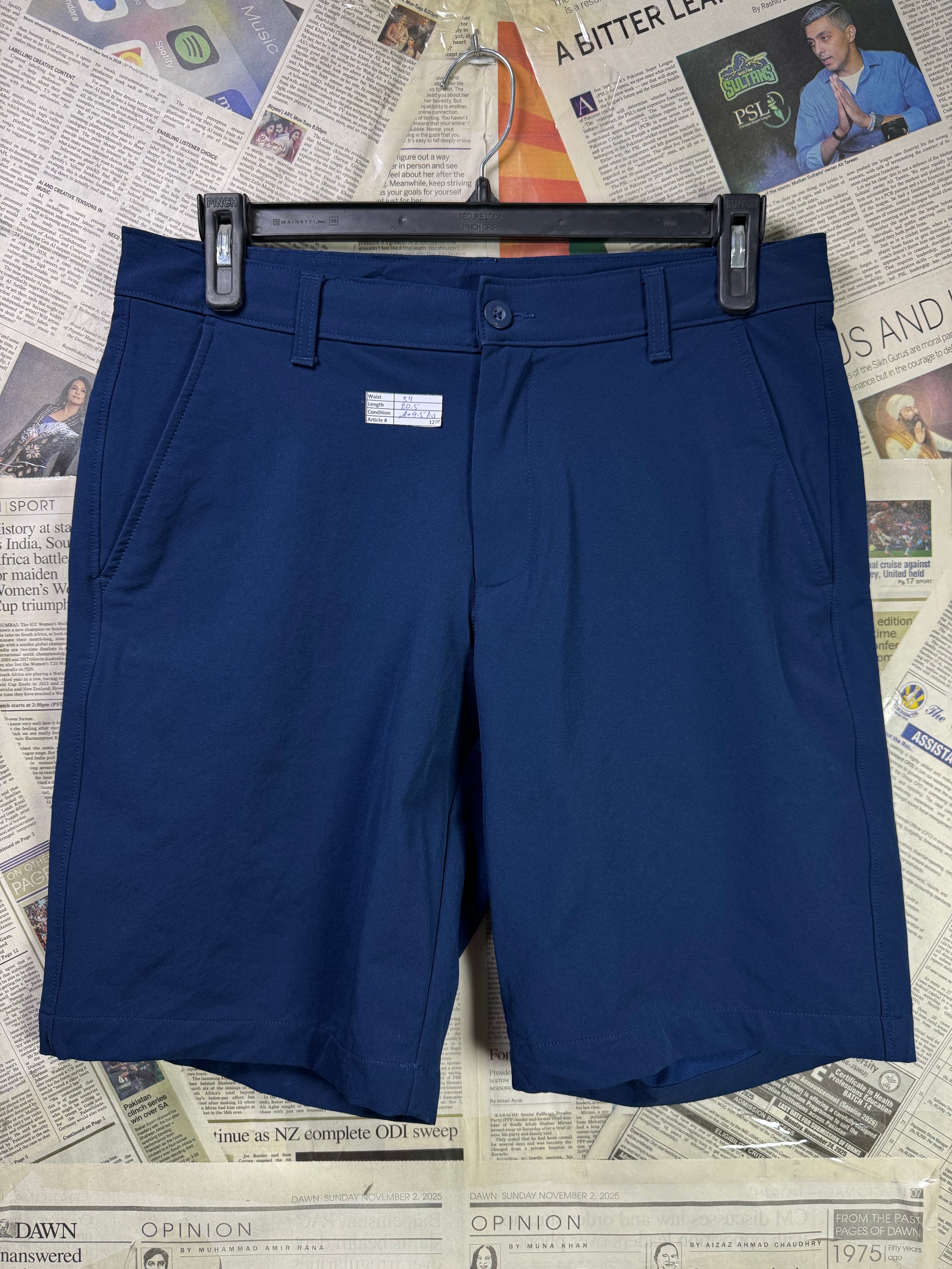 Under Armo*r® Waist: 34" | Navy Blue | Golf Shorts | Poly | 1270 - Genuine Maal