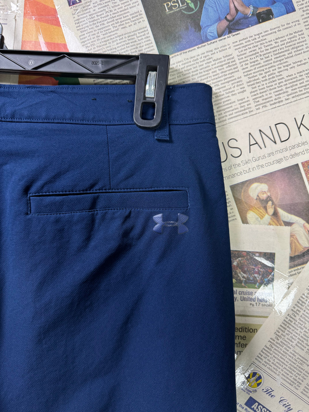 Under Armo*r® Waist: 34" | Navy Blue | Golf Shorts | Poly | 1270 - Genuine Maal