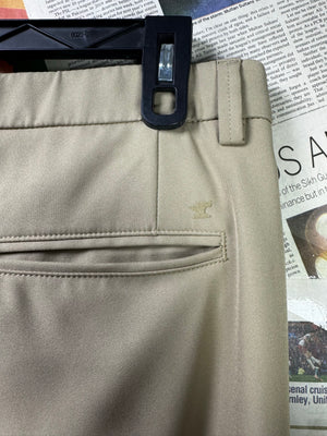 Haggar® Waist: 34" | Biege | Golf Pants | Poly | 1277 - Genuine Maal