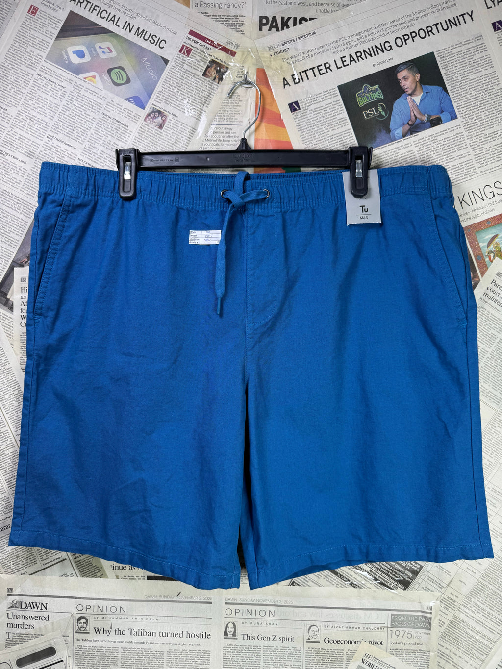 Tu® Waist: 44" | Royal Blue | Shorts | Cotton | 1274 - Genuine Maal