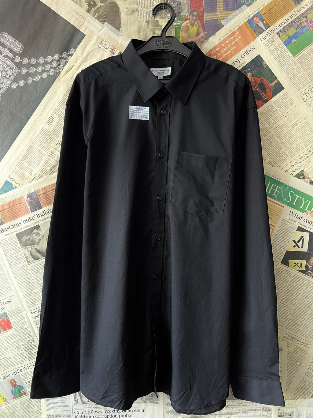 Taylor & Wright® L/XL | Chest: 24.5" | Black | Shirt | 611 - Genuine Maal