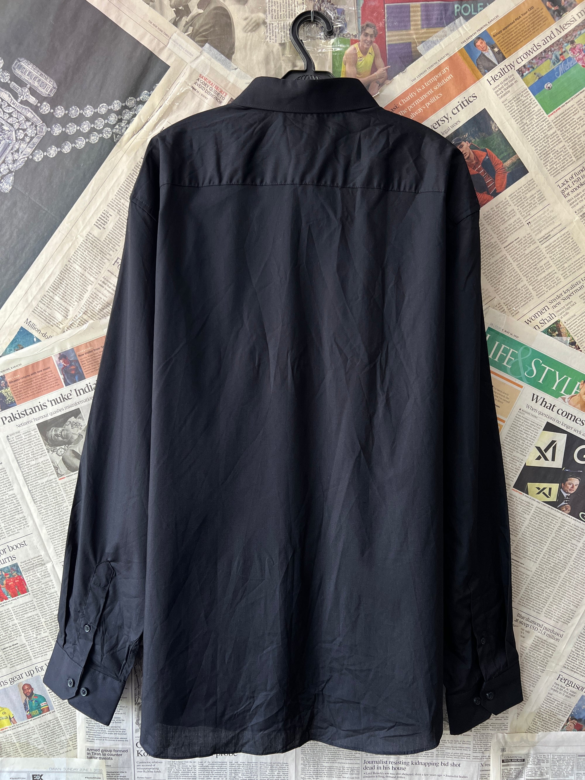 Taylor & Wright® L/XL | Chest: 24.5" | Black | Shirt | 611 - Genuine Maal