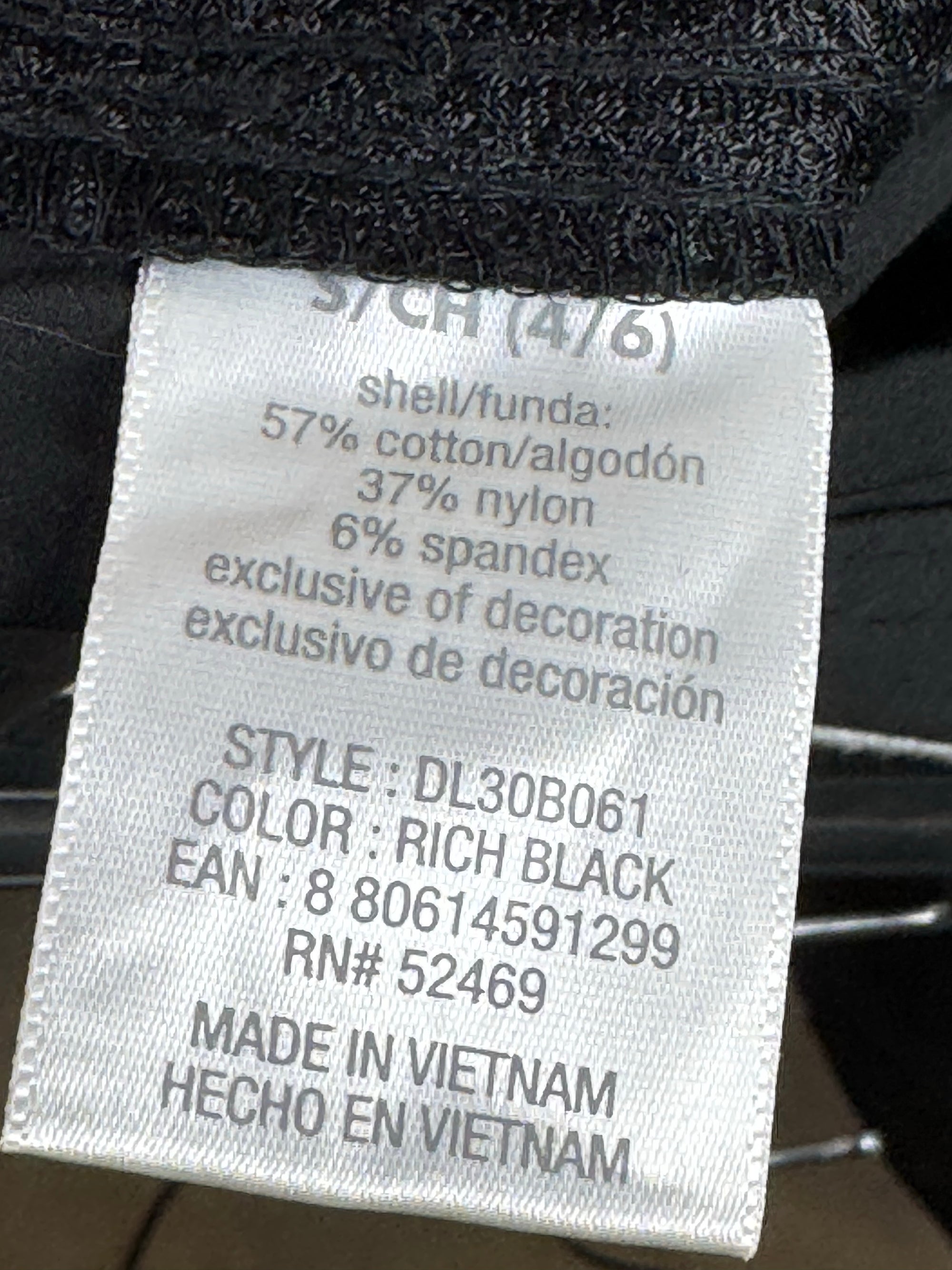 Danskin® Waist: 32" | Black | Cargo Trousers | Cotton - Nylon - Spandex | 1303 - Genuine Maal