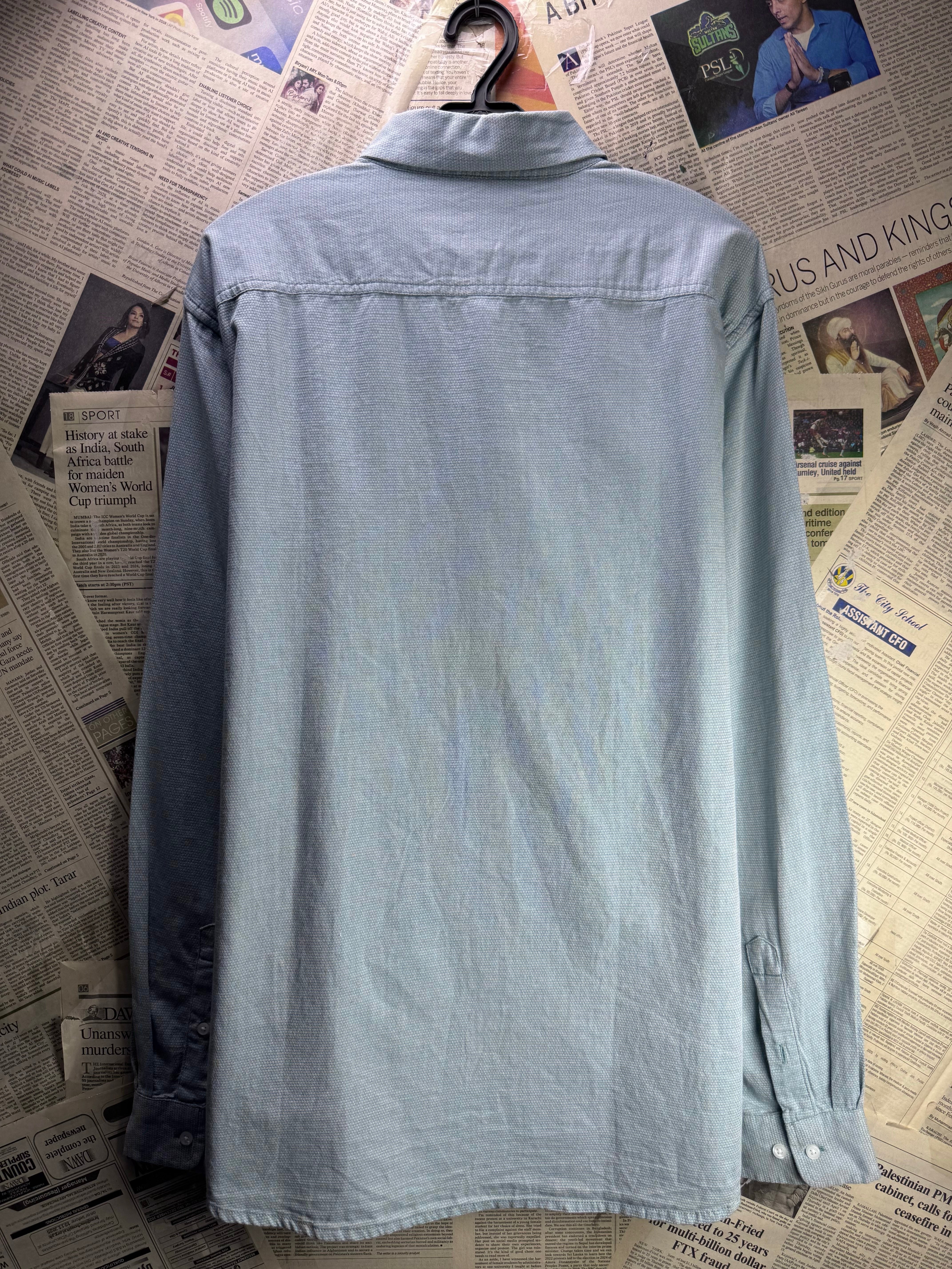 Tex® Large | Chest: 23" | Grey | Shirt | Cotton | 4478 - Genuine Maal