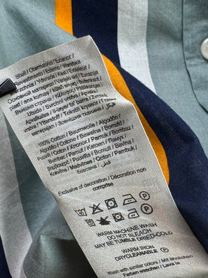 Jack & Jones® Medium | Chest: 22.5" | Stripes | Camp Shirts | Cotton | 4483 - Genuine Maal