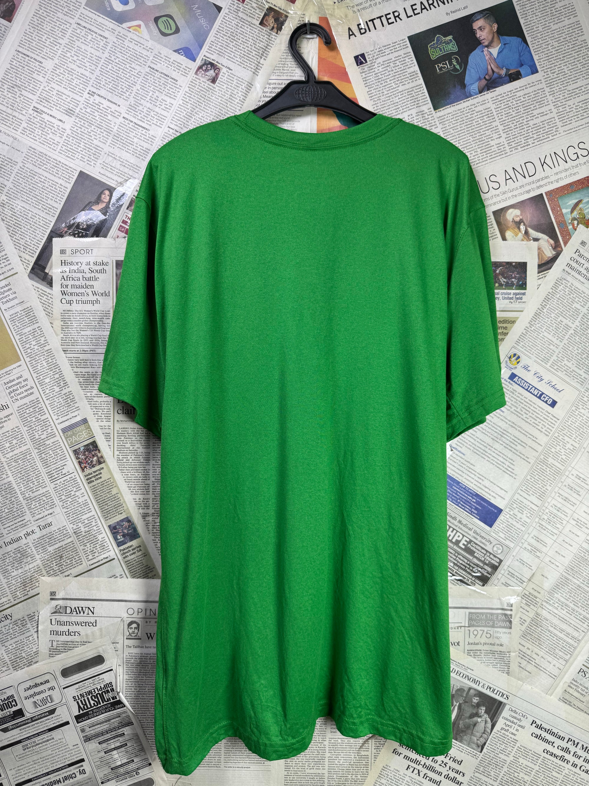 N*ke® XL | Chest: 25" | Green | Sports Dri - Fit T-Shirt | Poly | 3317 - Genuine Maal
