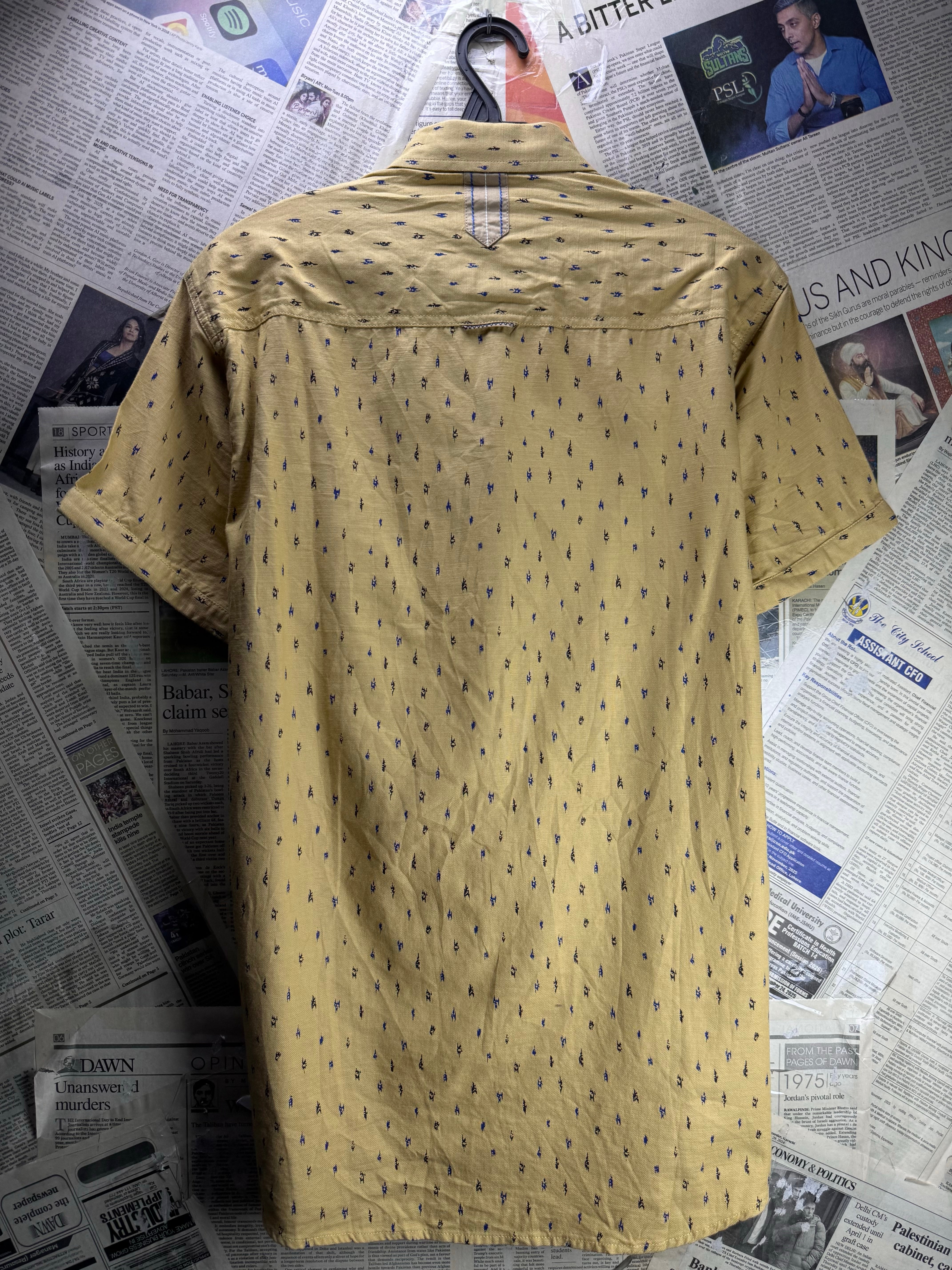 Muslim Exclusive® Medium | Chest: 21.5" | Yellow | Shirts | 4454 - Genuine Maal
