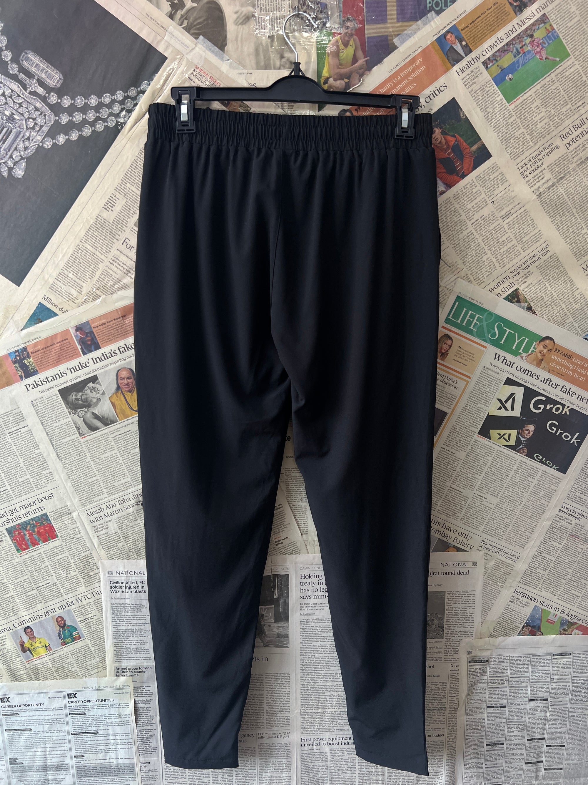 CAPO® Waist: 32" to 34" | Black | Trouser | Warm | 1024 - Genuine Maal