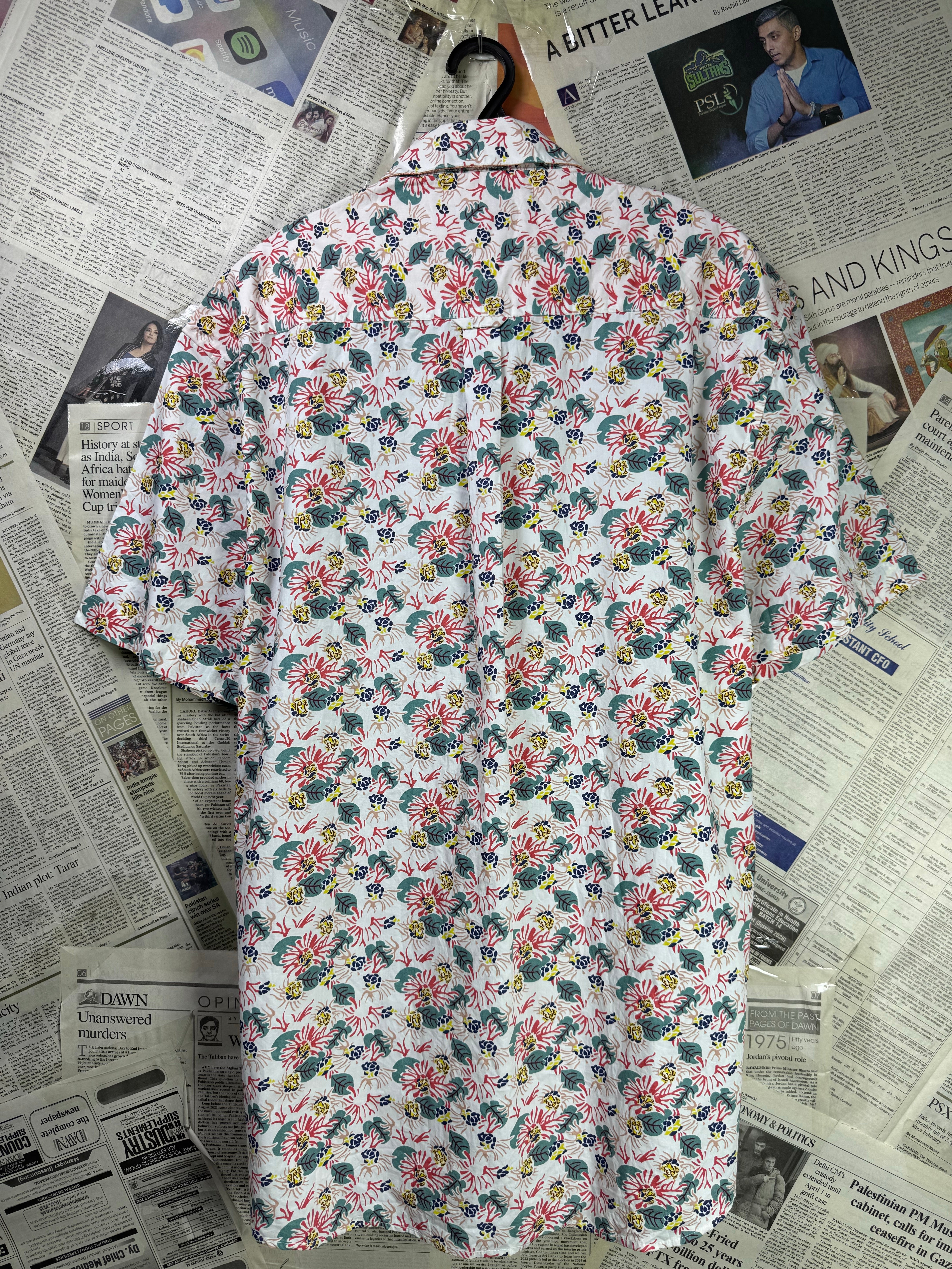 Gabicci® XL | Chest: 25" | Floral | Beach Shirt | Cotton | 3310 - Genuine Maal