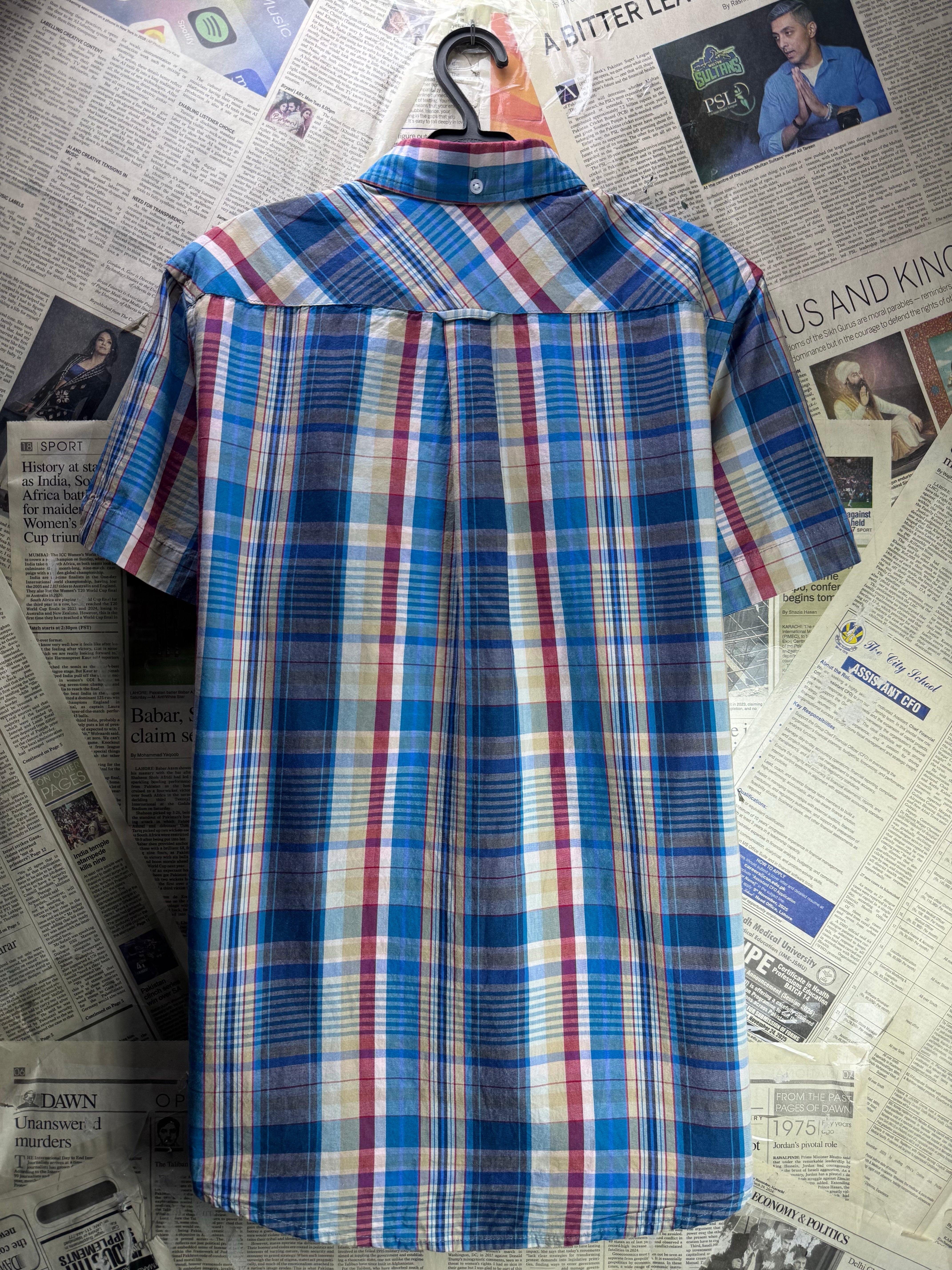 Tokyo Laundry® Small | Chest: 20" | Check | Shirt | Cotton | 4470 - Genuine Maal