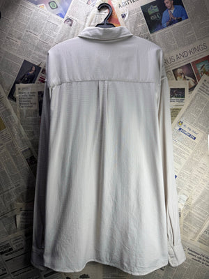 H&M® XXL | Chest: 27" | White | Shirt | Cotton - Viscose | 4480 - Genuine Maal